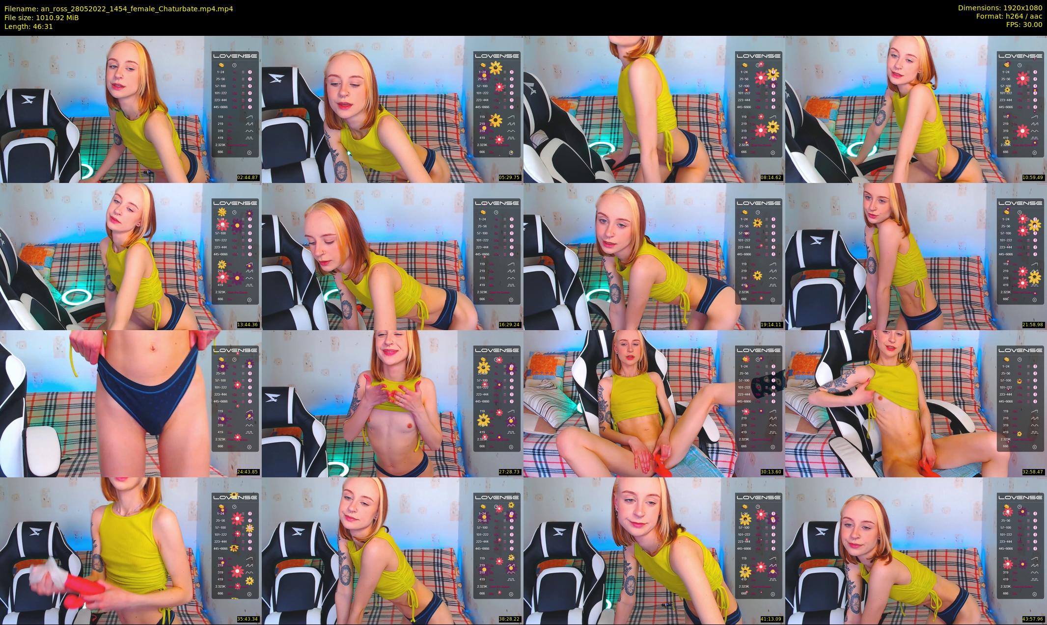 an_ross — 47 minute Chaturbate female cam show recording, 1080p, May 28, 2022
