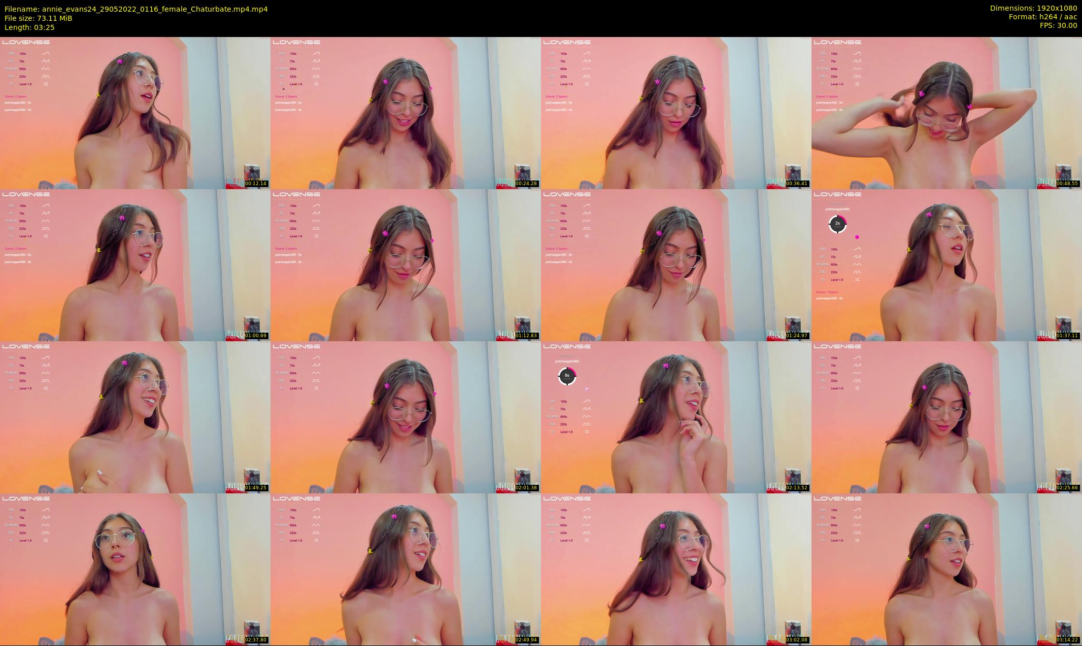 annie_evans24 — 4 minute Chaturbate female cam show recording, 1080p, May 29, 2022
