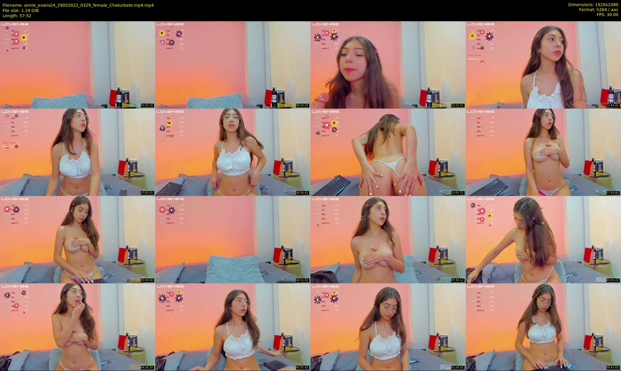 annie_evans24 — 58 minute Chaturbate female cam show recording, 1080p, May 29, 2022
