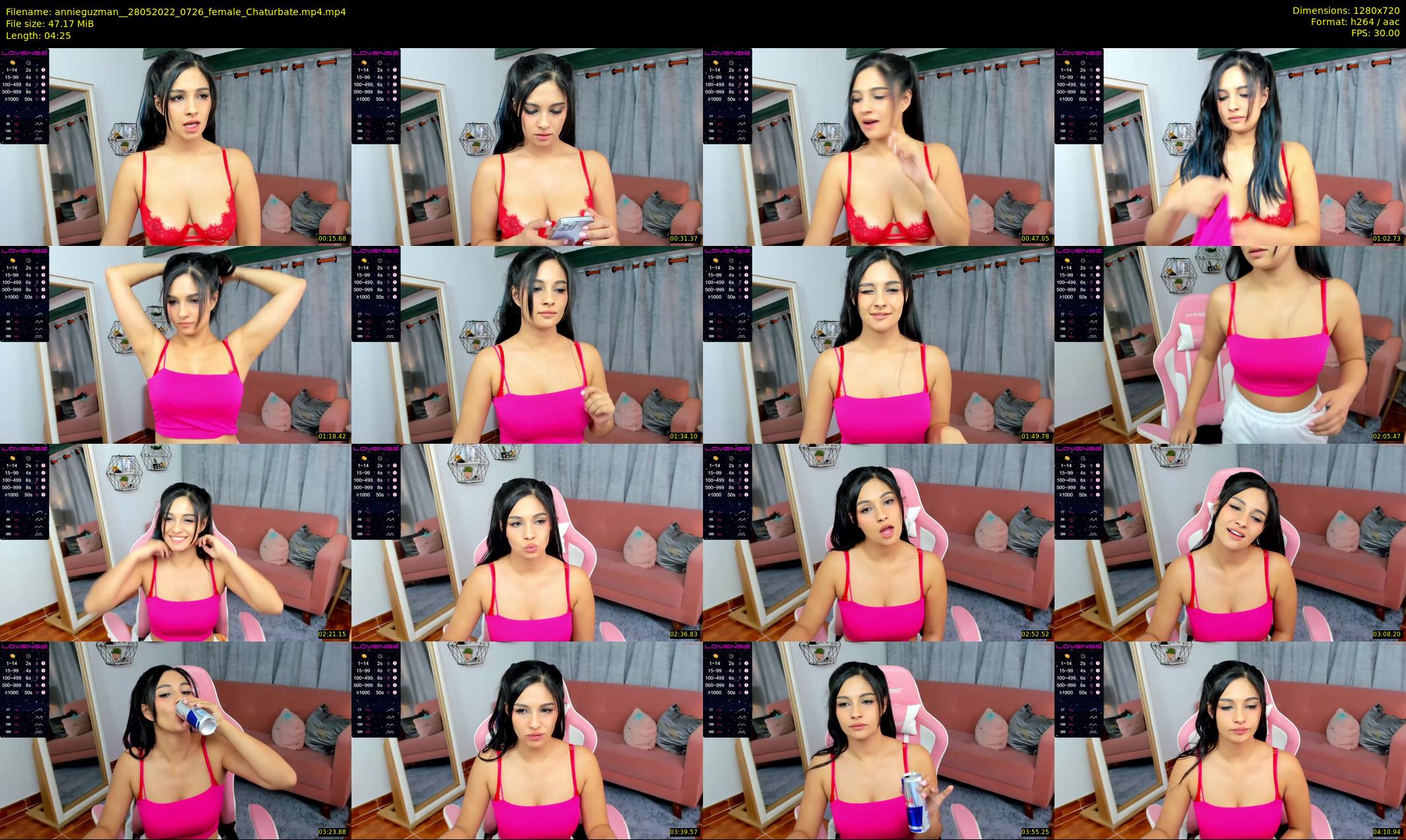 annieguzman_ — 5 minute Chaturbate female cam show recording, 720p, May 28, 2022
