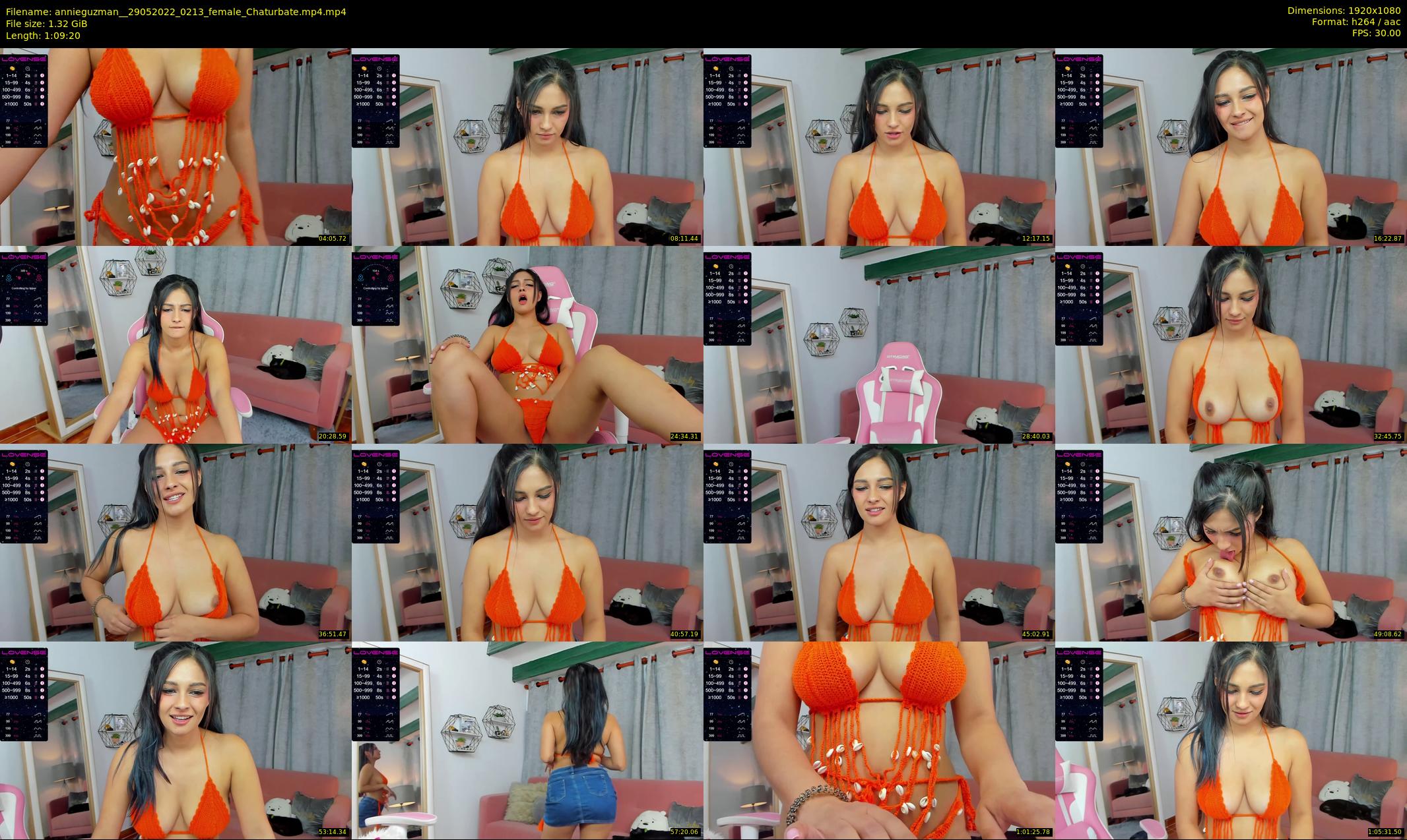 annieguzman_ — 70 minute Chaturbate female cam show recording, 1080p, May 29, 2022