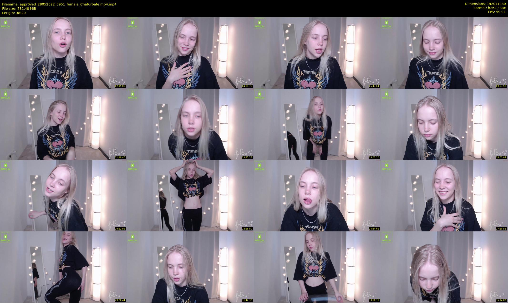 appr0ved — 39 minute Chaturbate female cam show recording, 1080p, May 28, 2022