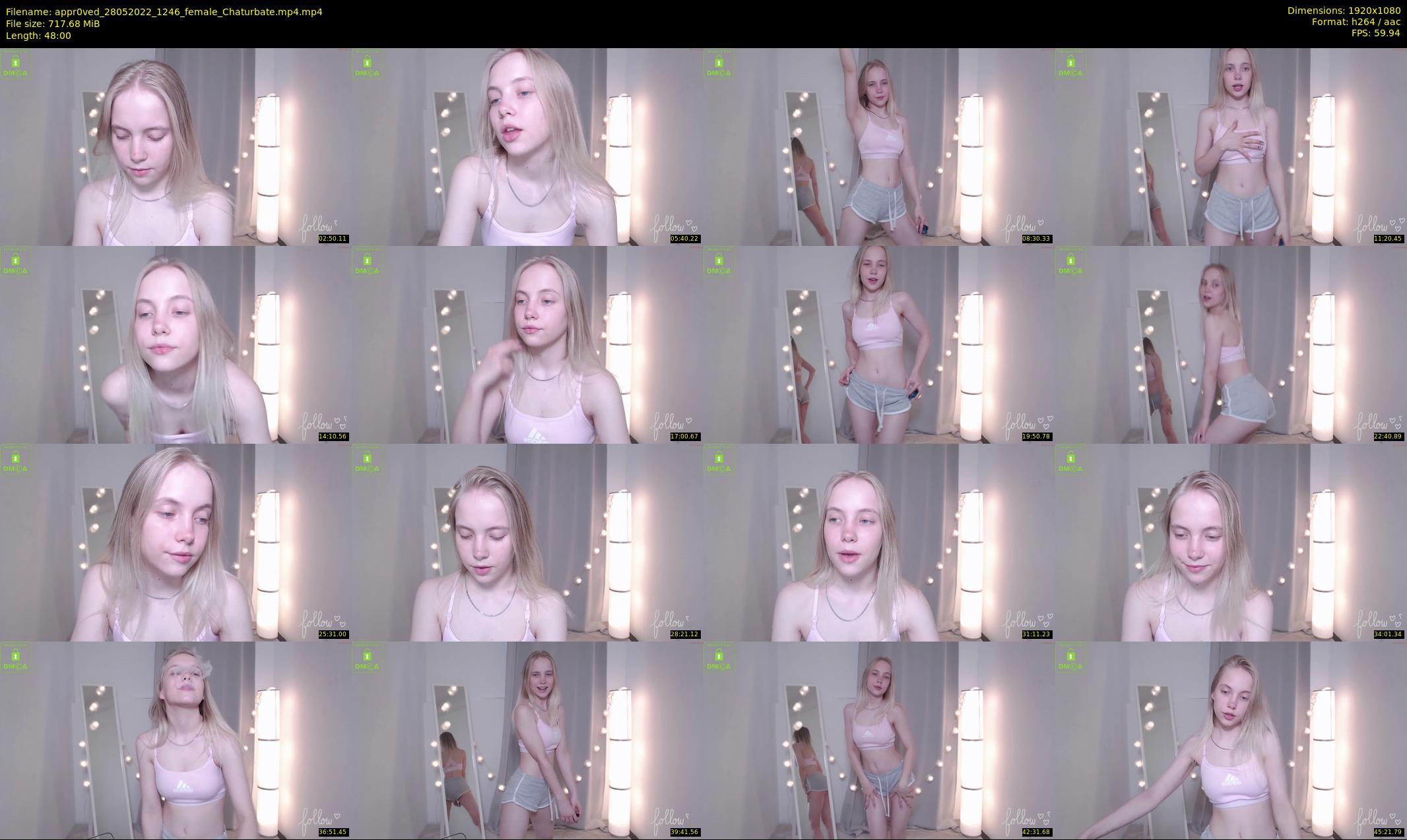 appr0ved — 48 minute Chaturbate female cam show recording, 1080p, May 28, 2022
