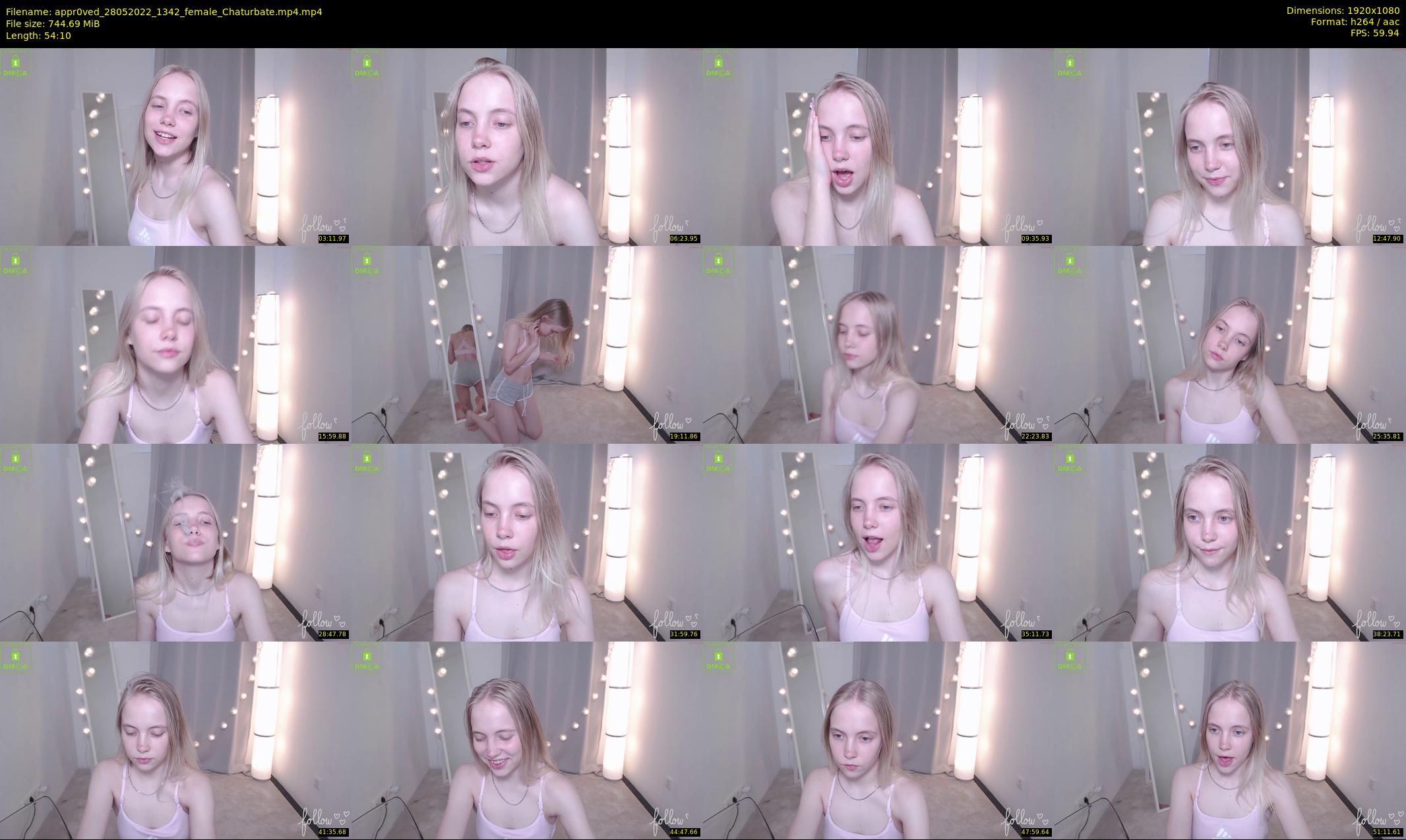 appr0ved — 55 minute Chaturbate female cam show recording, 1080p, May 28, 2022