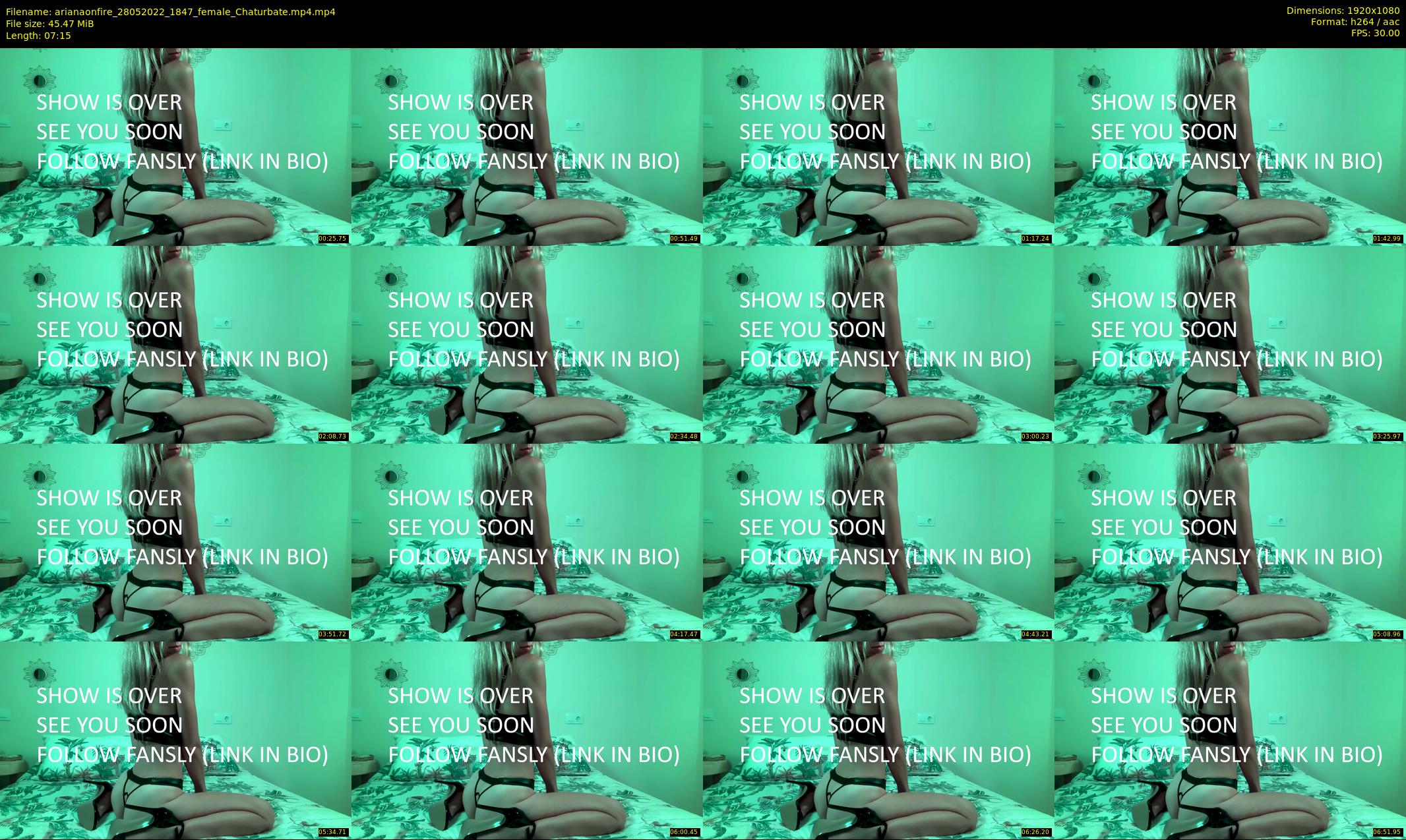 arianaonfire — 8 minute Chaturbate couple cam show recording, 1080p, May 28, 2022