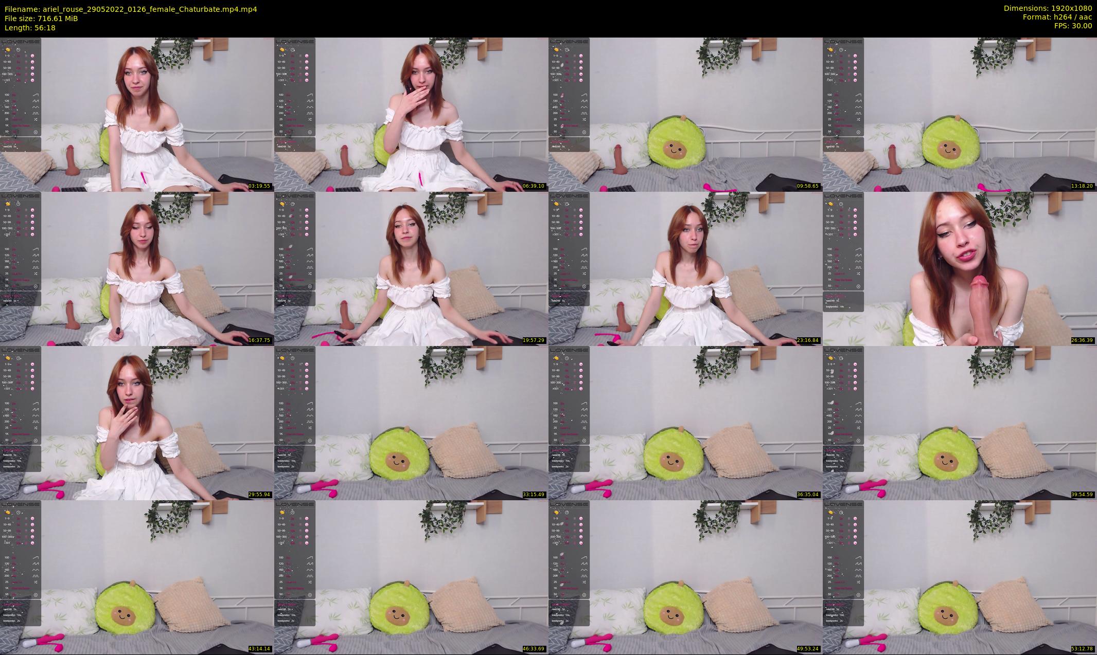 ariel_rouse — 57 minute Chaturbate female cam show recording, 1080p, May 29, 2022