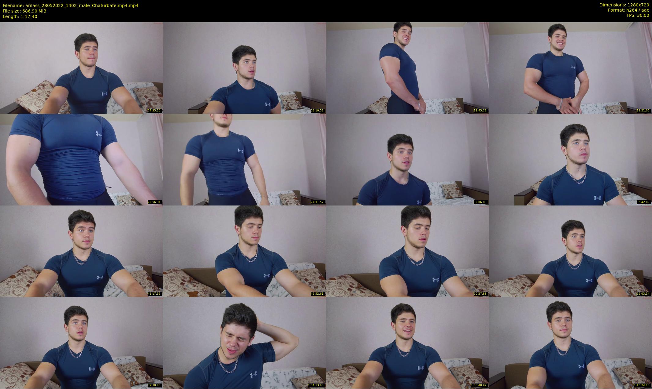 arilass — 78 minute Chaturbate male cam show recording, 720p, May 28, 2022