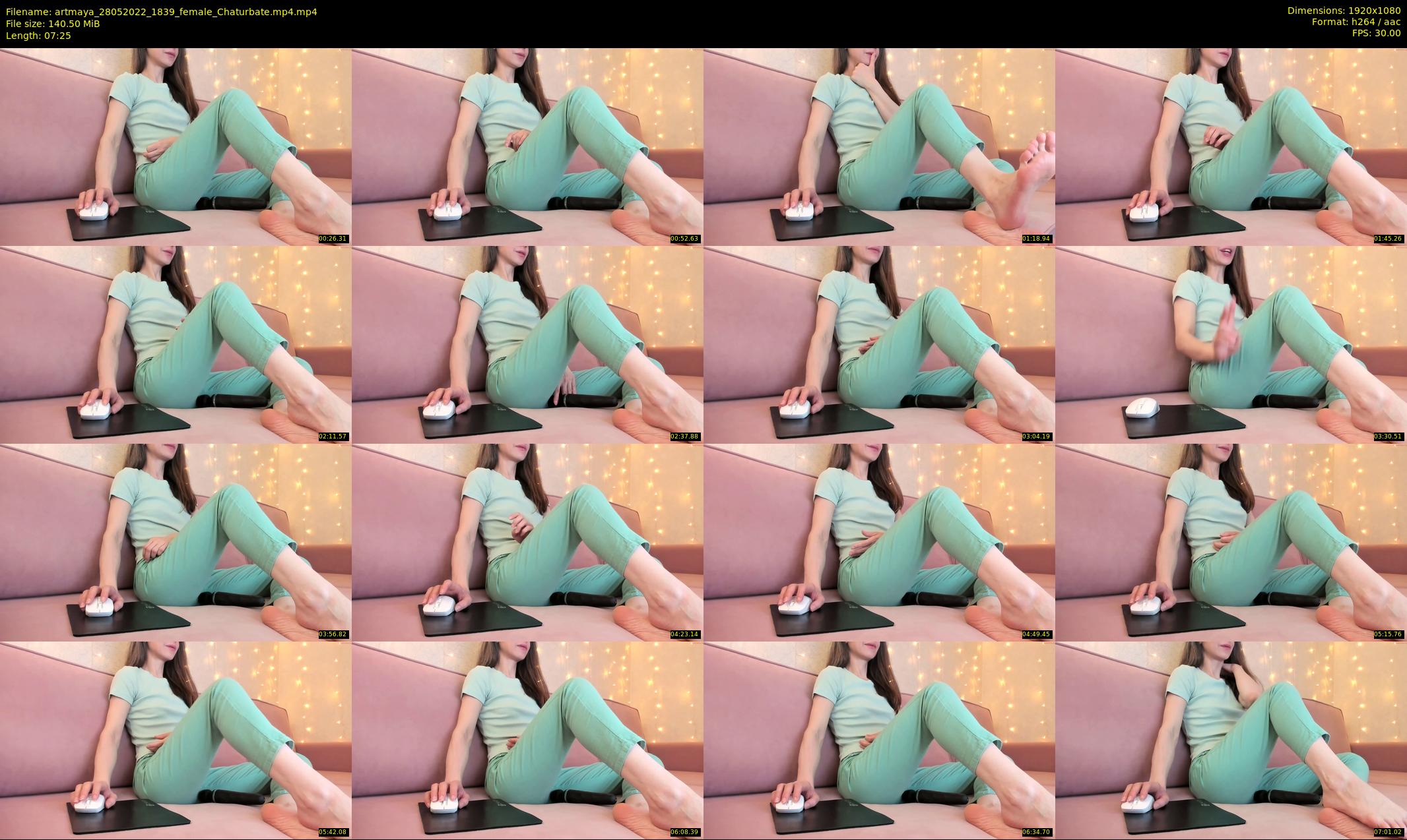 artmaya — 8 minute Chaturbate female cam show recording, 1080p, May 28, 2022