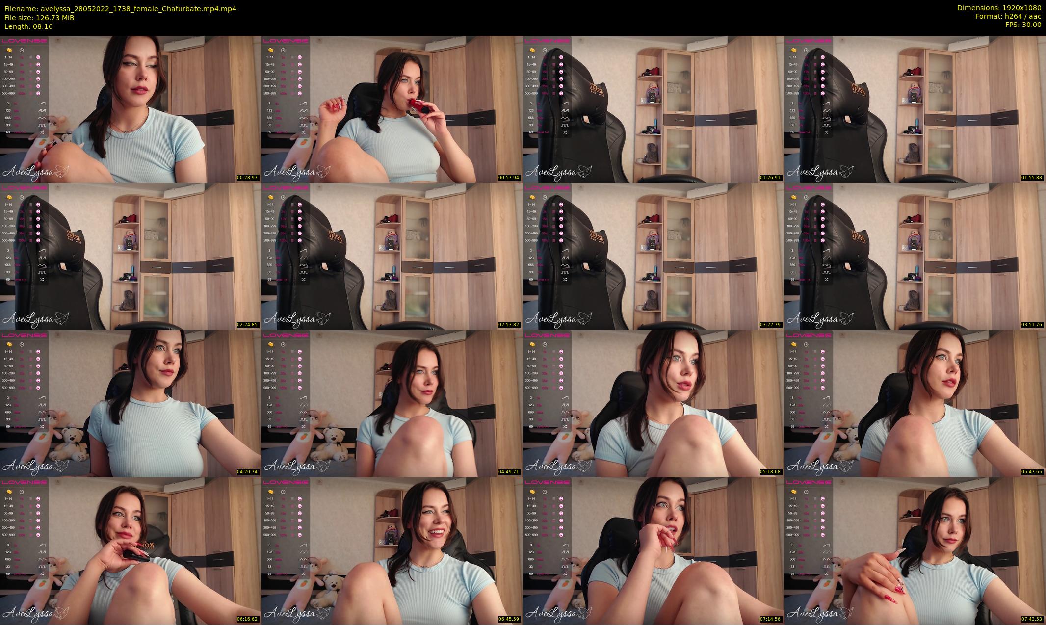 avelyssa — 9 minute Chaturbate female cam show recording, 1080p, May 28, 2022