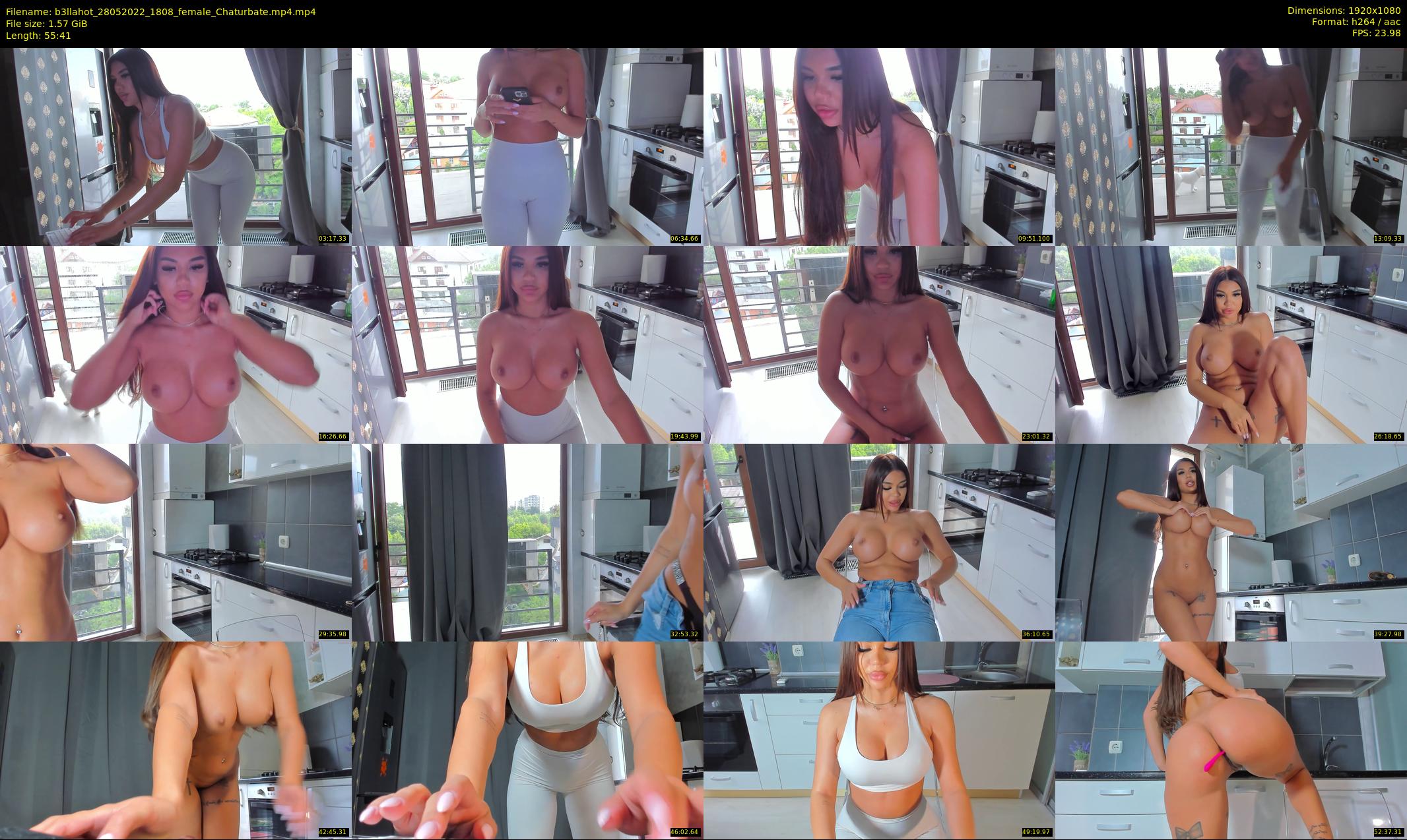 b3llahot — 56 minute Chaturbate female cam show recording, 1080p, May 28, 2022