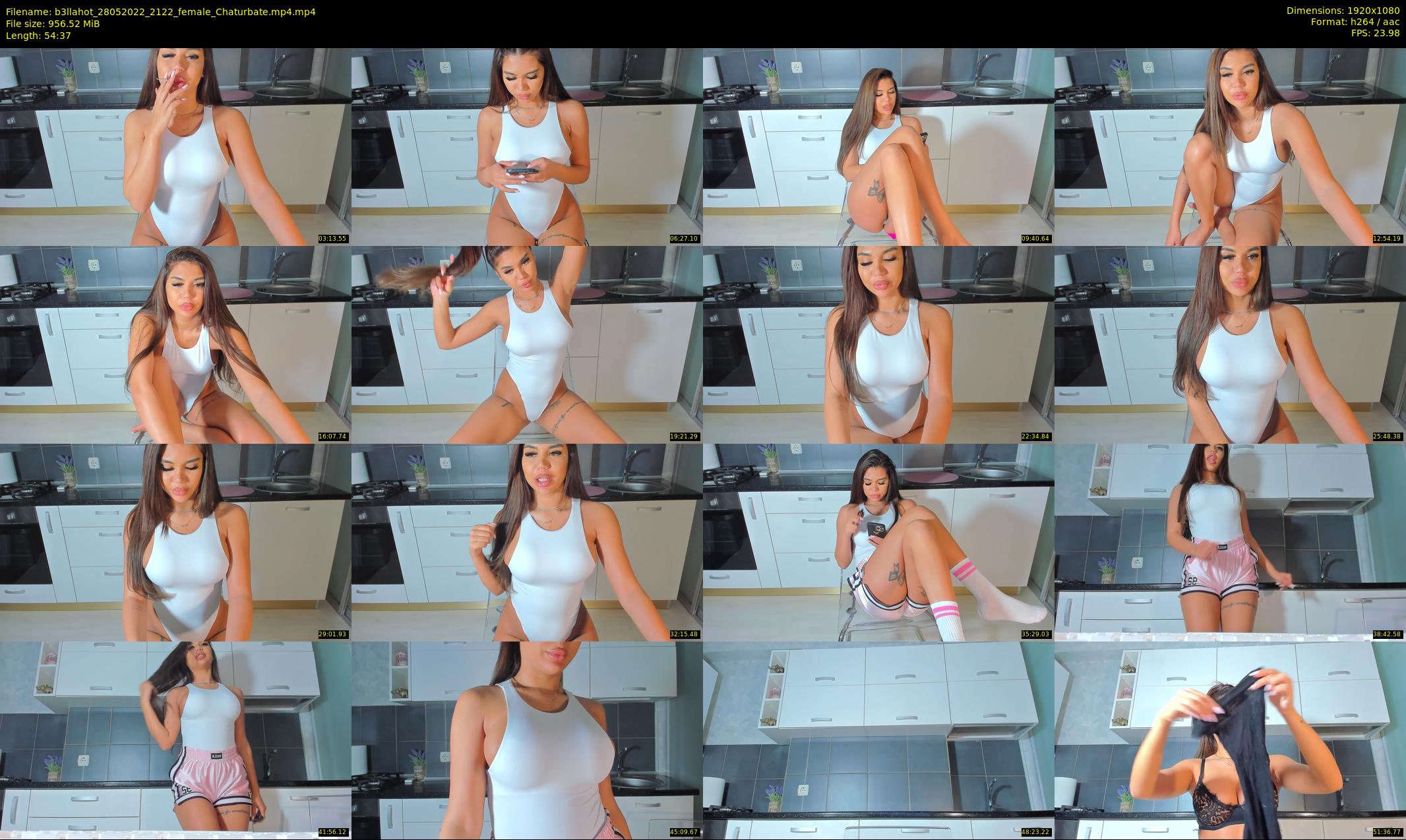 b3llahot — 55 minute Chaturbate female cam show recording, 1080p, May 28, 2022