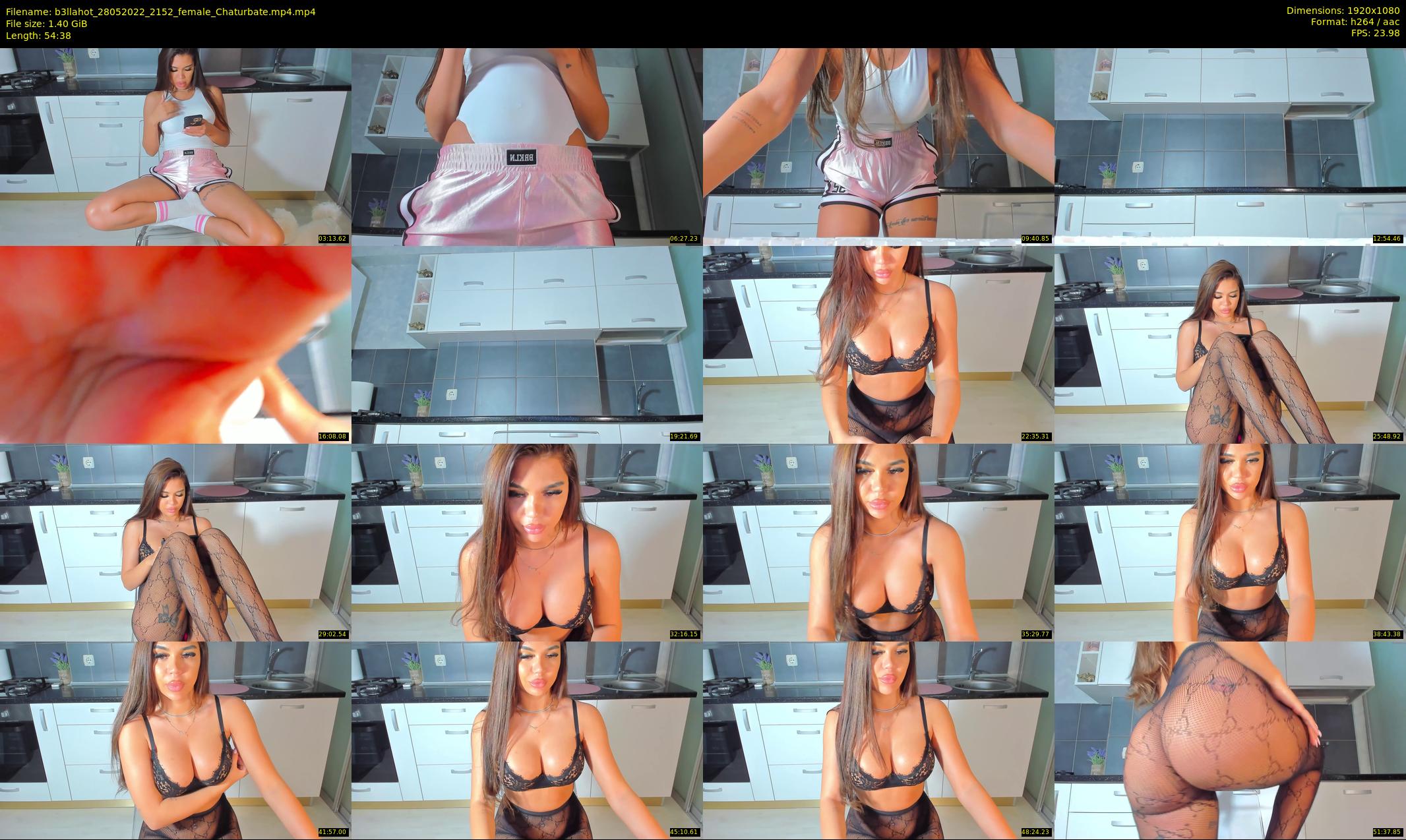 b3llahot — 55 minute Chaturbate female cam show recording, 1080p, May 28, 2022