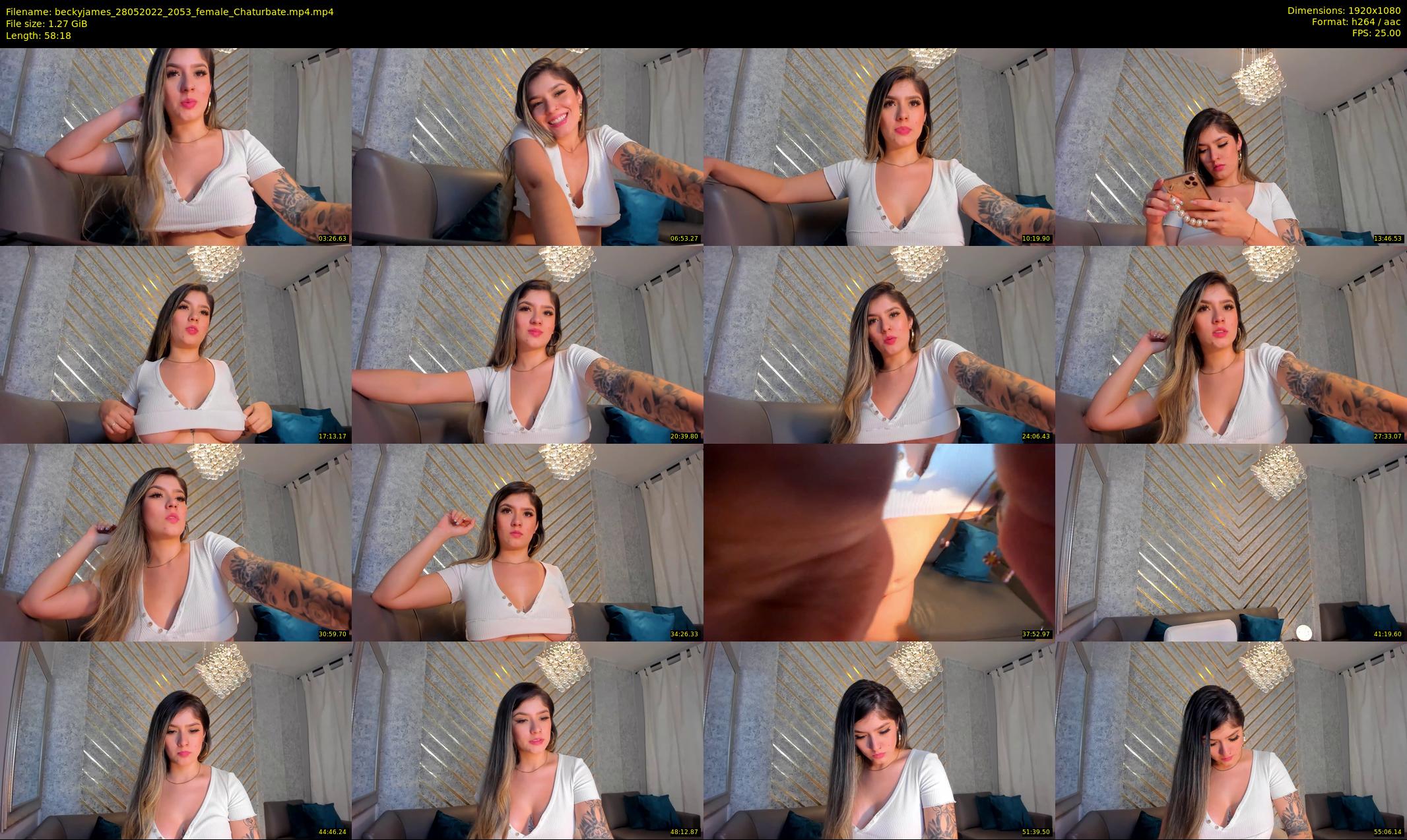 beckyjames — 59 minute Chaturbate female cam show recording, 1080p, May 28, 2022