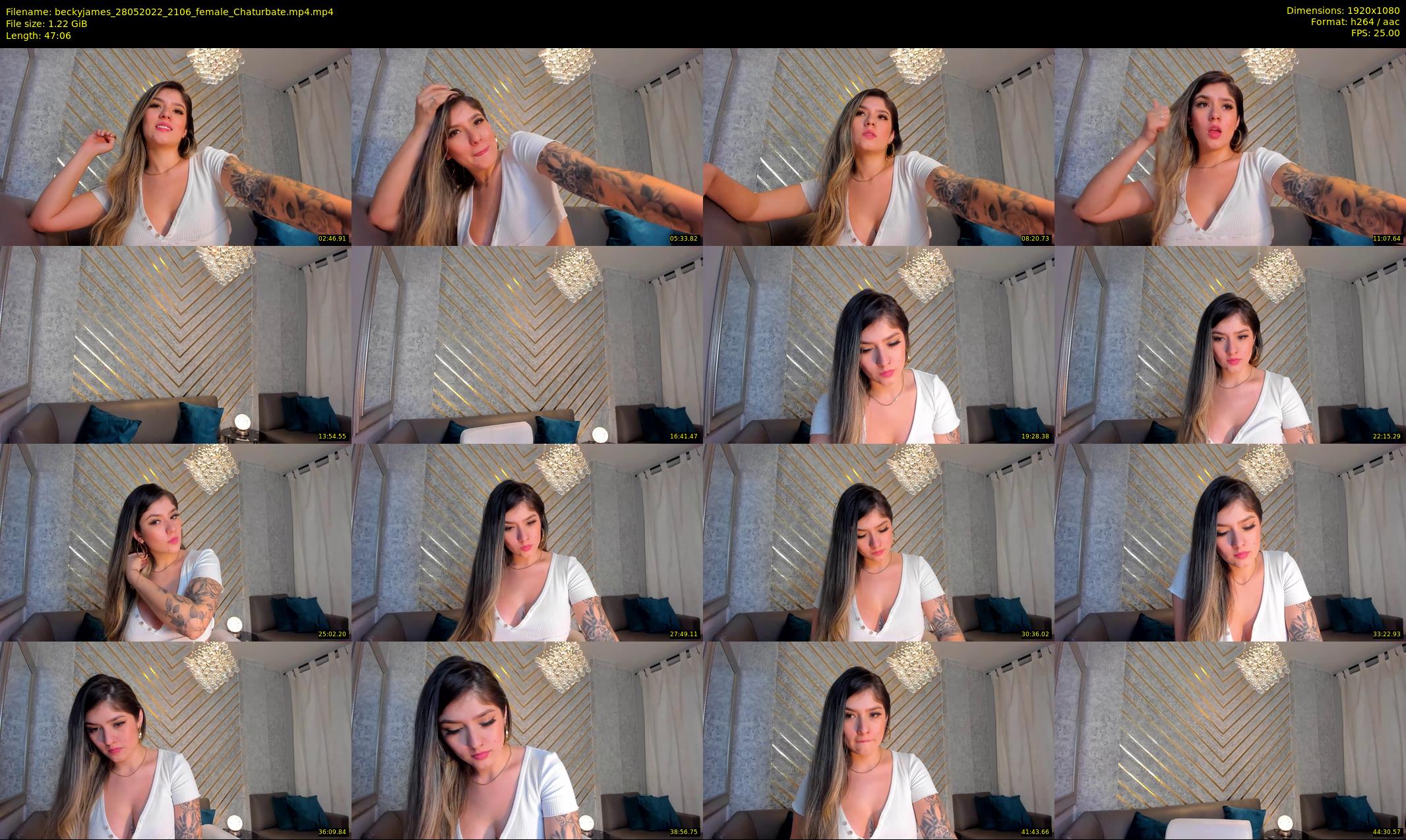 beckyjames — 48 minute Chaturbate female cam show recording, 1080p, May 28, 2022