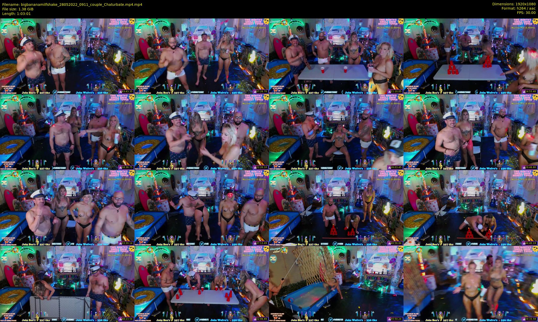 bigbananamilfshake — 64 minute Chaturbate couple cam show recording, 1080p, May 28, 2022