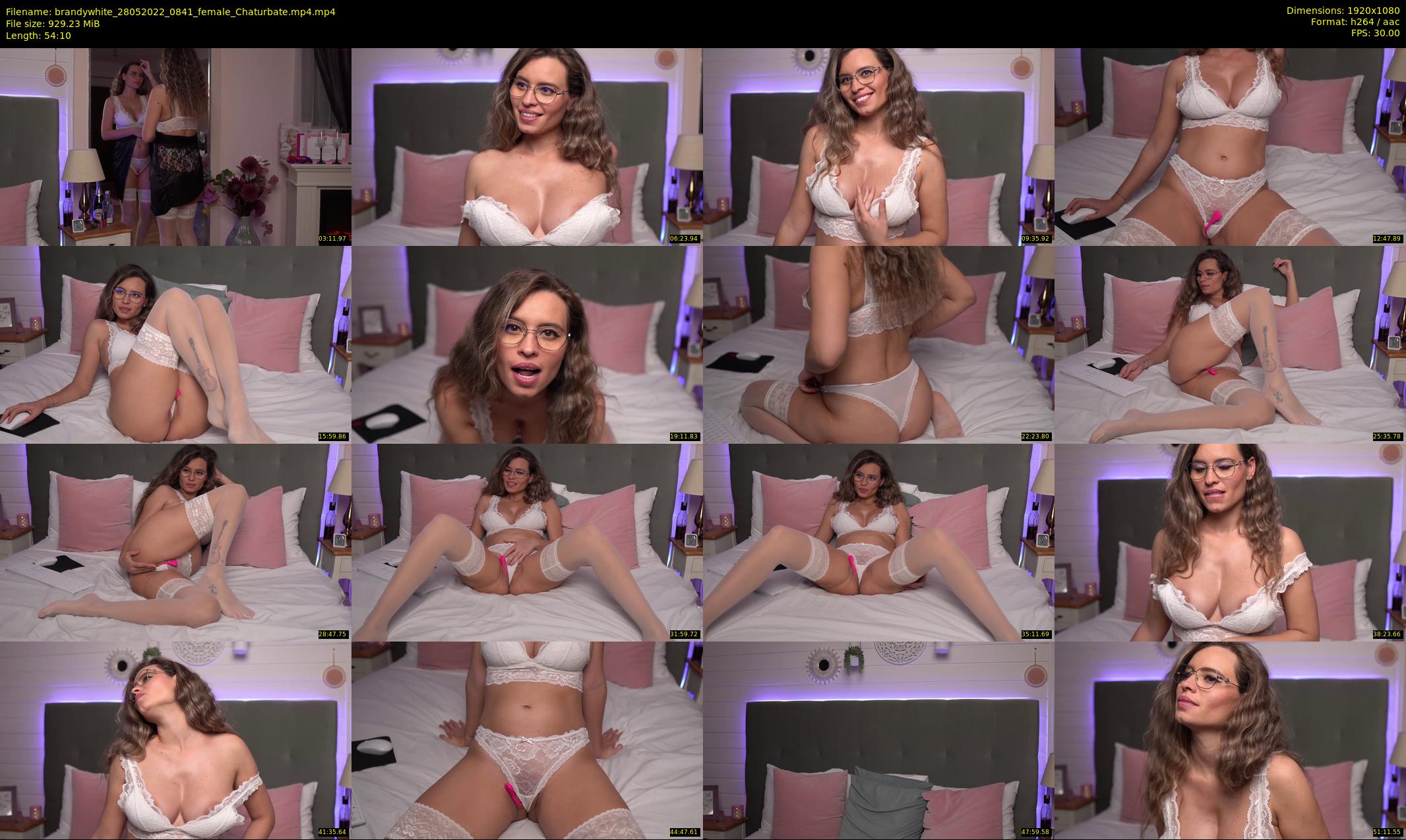 brandywhite — 55 minute Chaturbate female cam show recording, 1080p, May 28, 2022