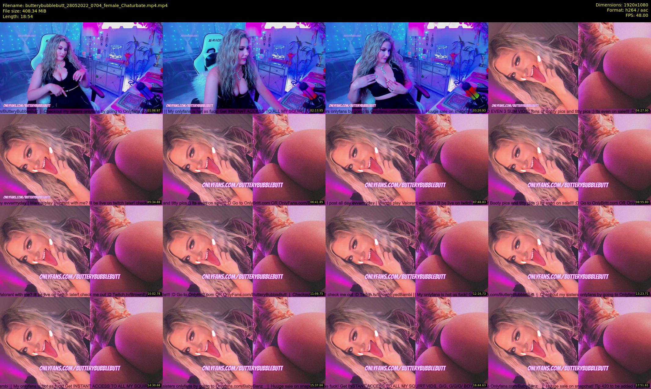 butterybubblebutt — 19 minute Chaturbate couple cam show recording, 1080p, May 28, 2022