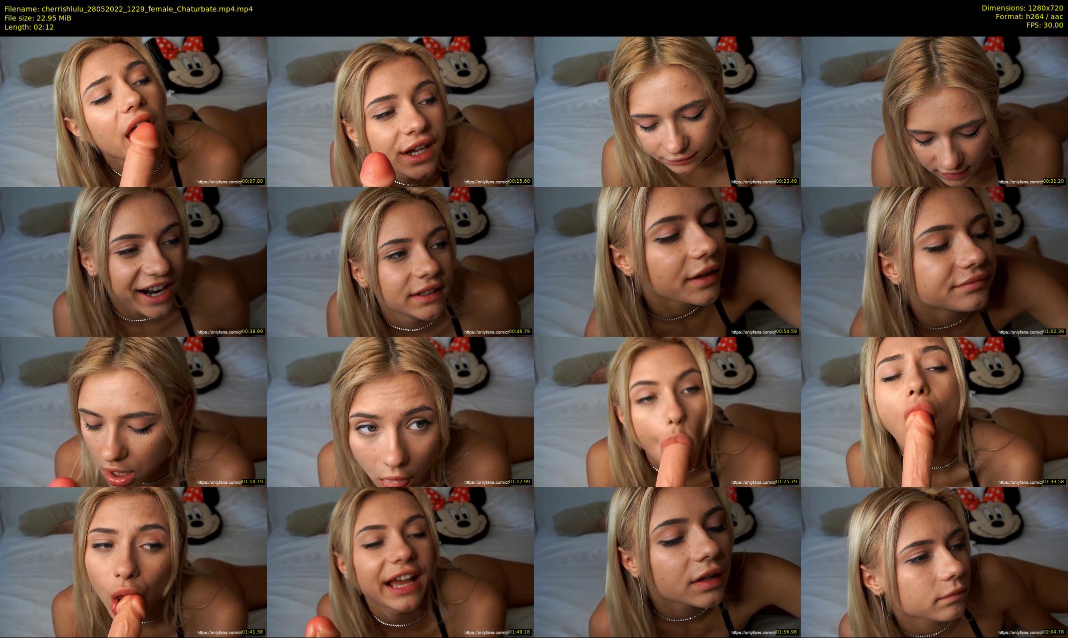 cherrishlulu — 3 minute Chaturbate female cam show recording, 720p, May 28, 2022
