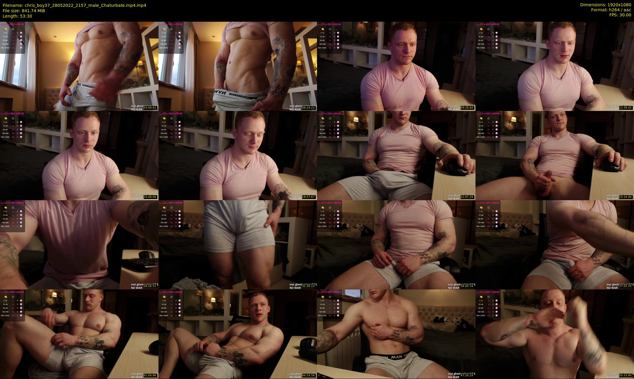 chris_boy37 — 54 minute Chaturbate male cam show recording, 1080p, May 28, 2022