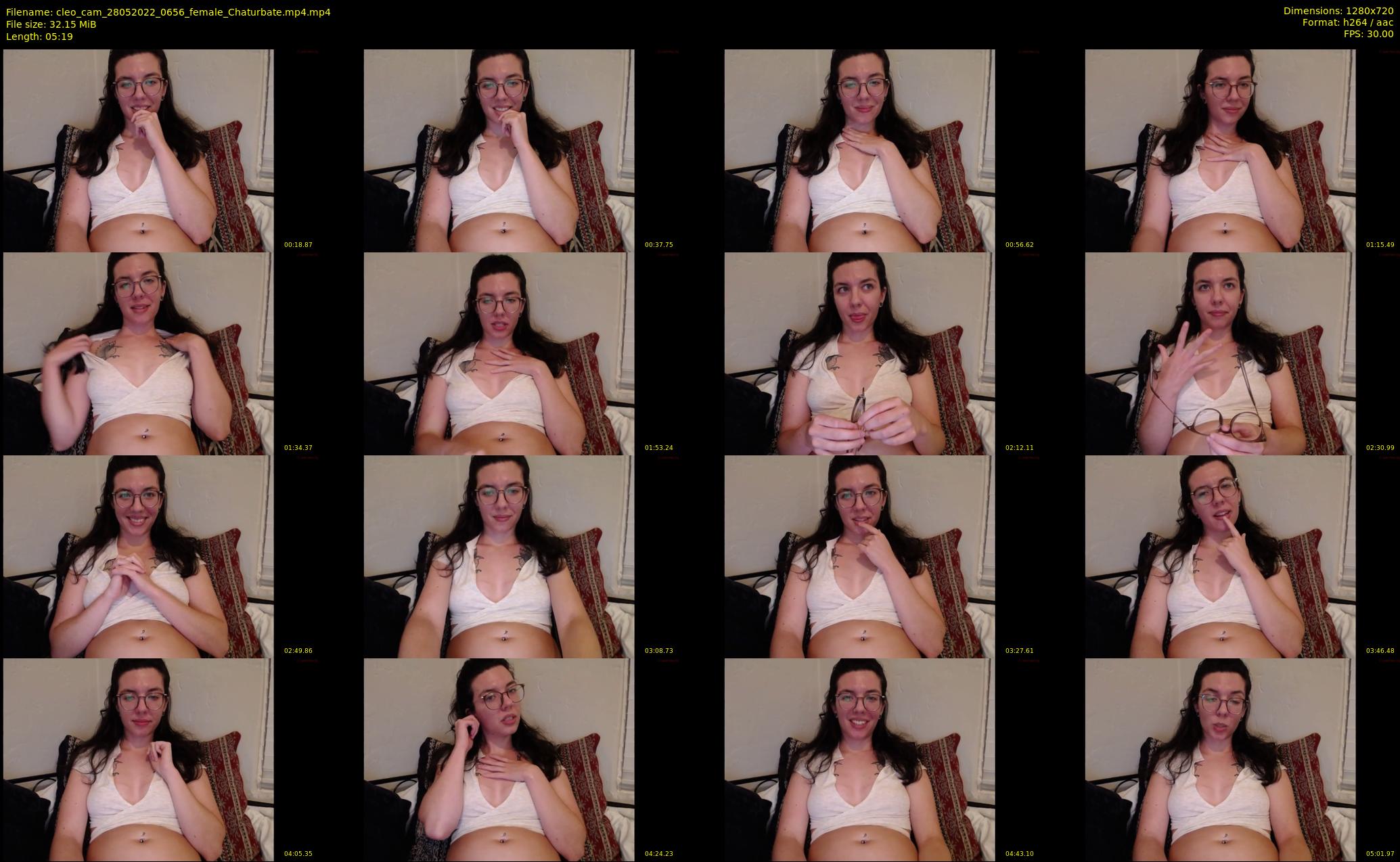 cleo_cam — 6 minute Chaturbate female cam show recording, 720p, May 28, 2022