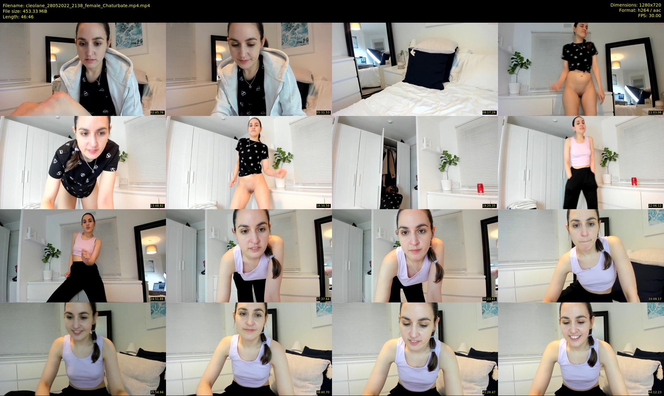 cleolane — 47 minute Chaturbate female cam show recording, 720p, May 28, 2022