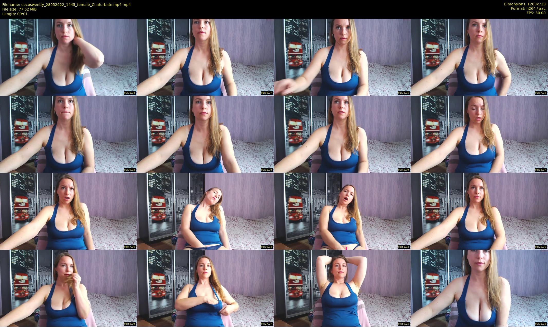 cocosweetty — 10 minute Chaturbate female cam show recording, 720p, May 28, 2022