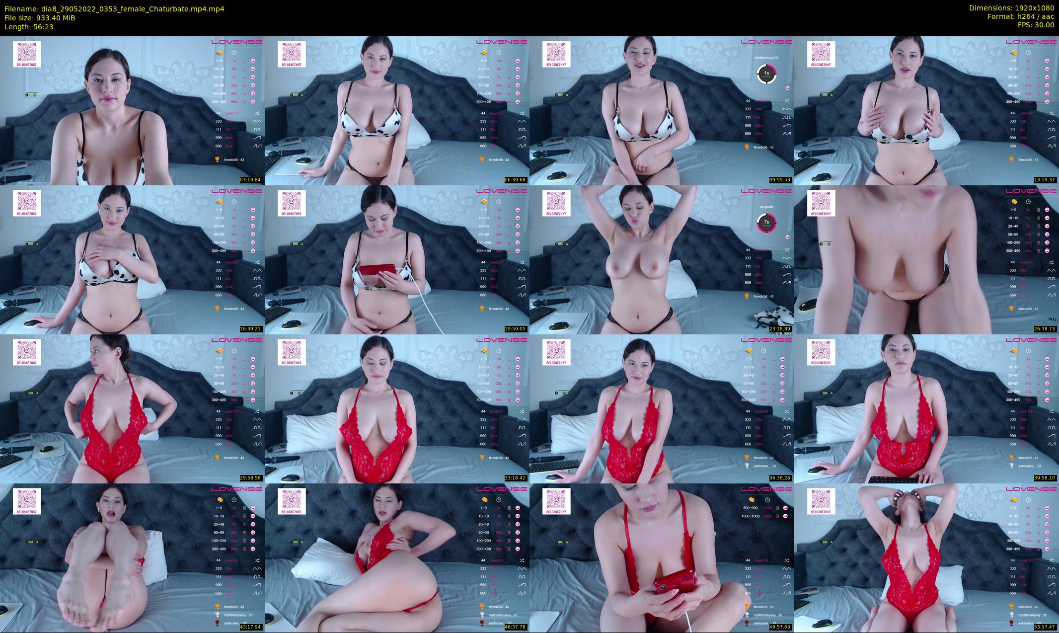 dia8 — 57 minute Chaturbate female cam show recording, 1080p, May 29, 2022