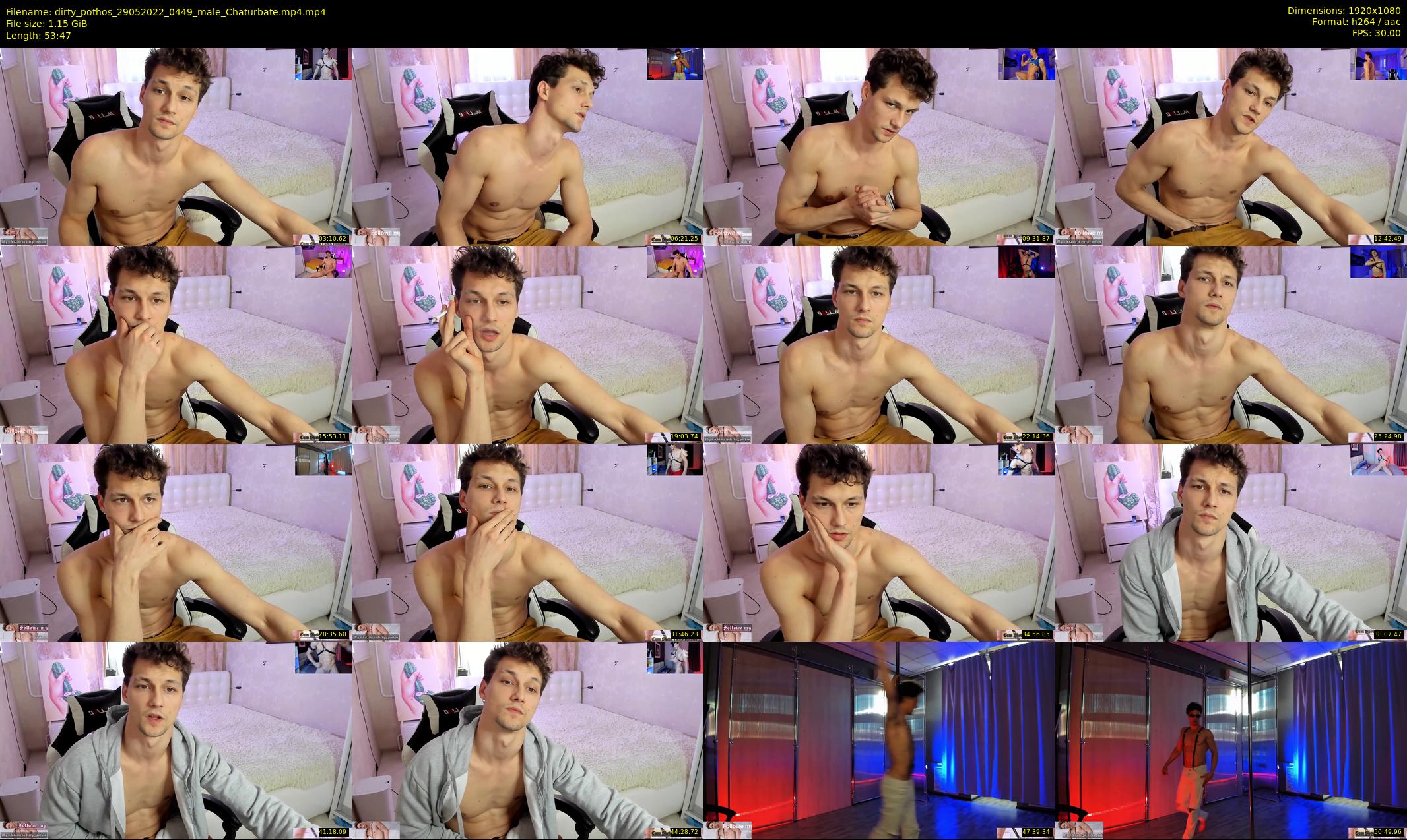 dirty_pothos — 54 minute Chaturbate male cam show recording, 1080p, May 29, 2022