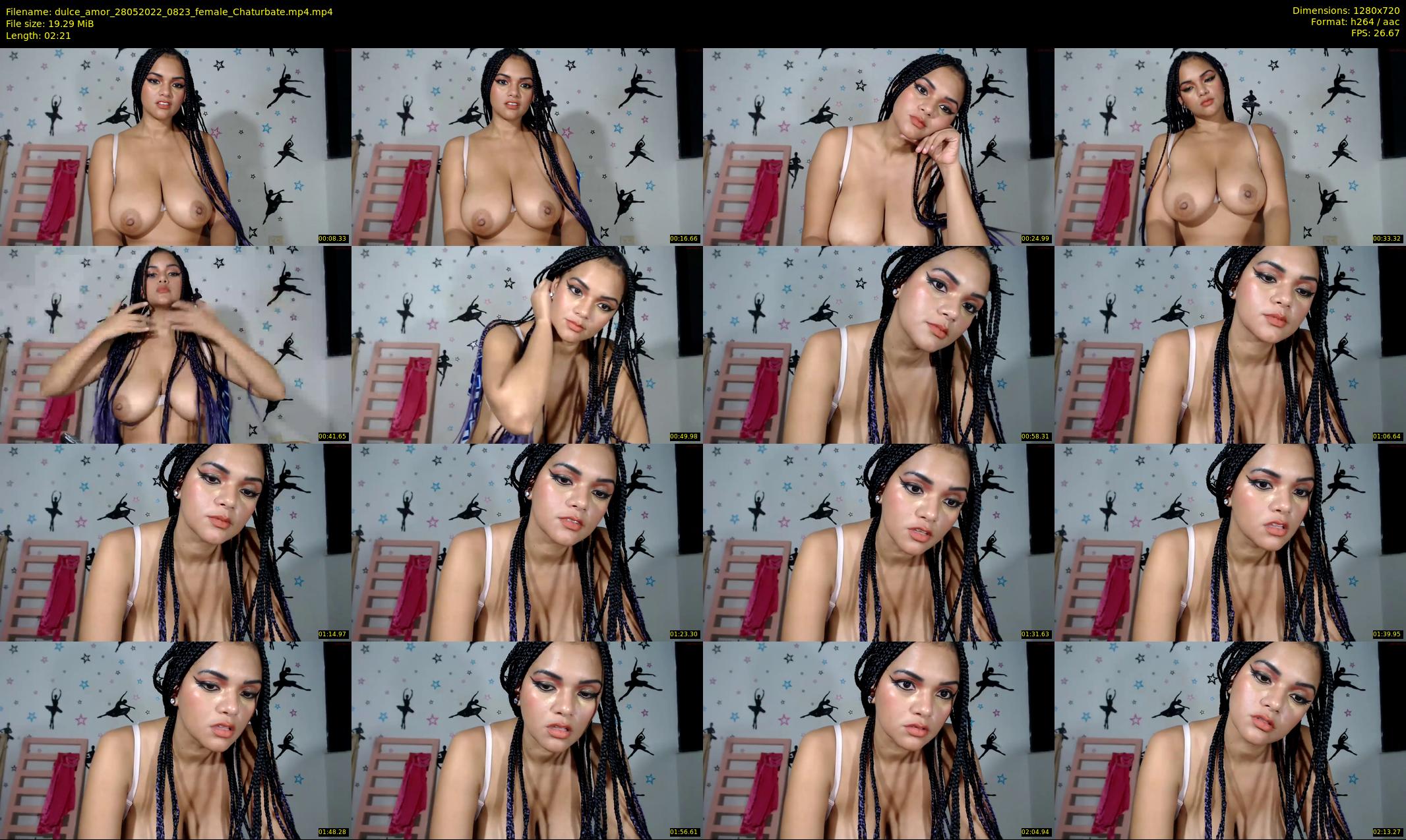 dulce_amor — 3 minute Chaturbate female cam show recording, 720p, May 28, 2022