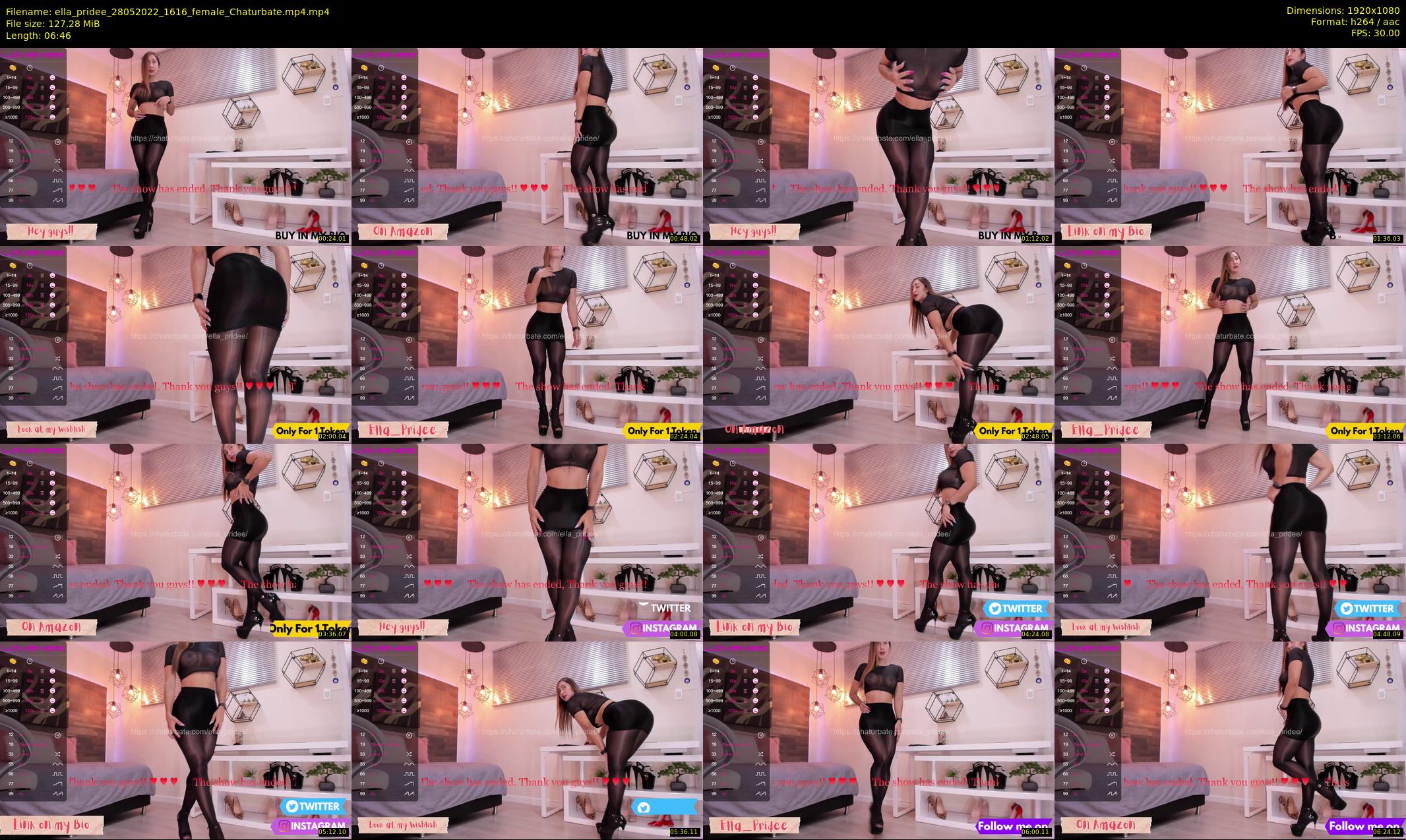 ella_pridee — 7 minute Chaturbate female cam show recording, 1080p, May 28, 2022