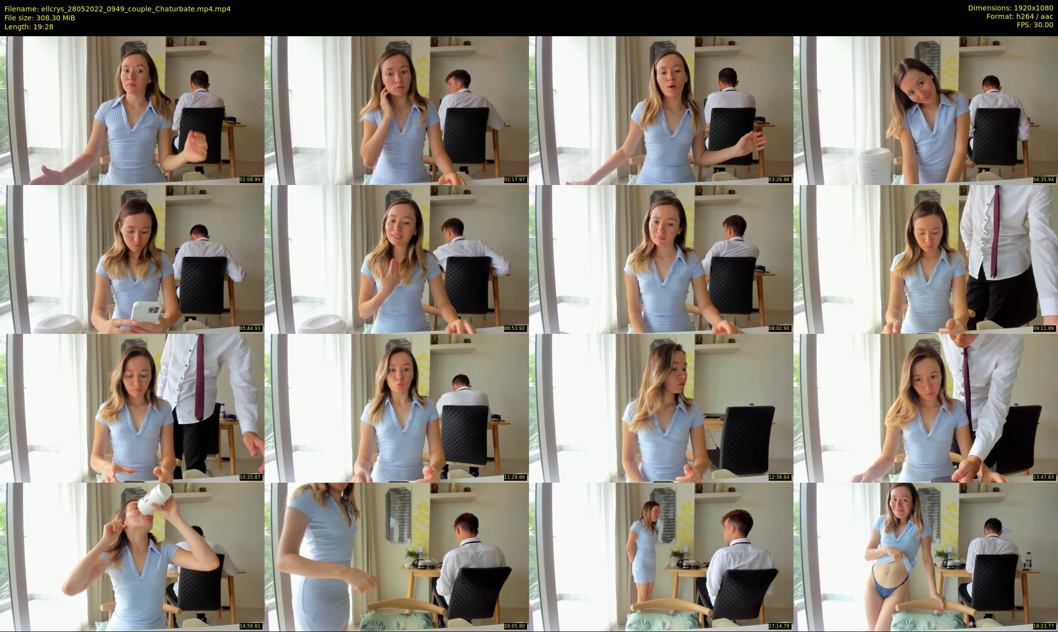 ellcrys — 20 minute Chaturbate couple cam show recording, 1080p, May 28, 2022