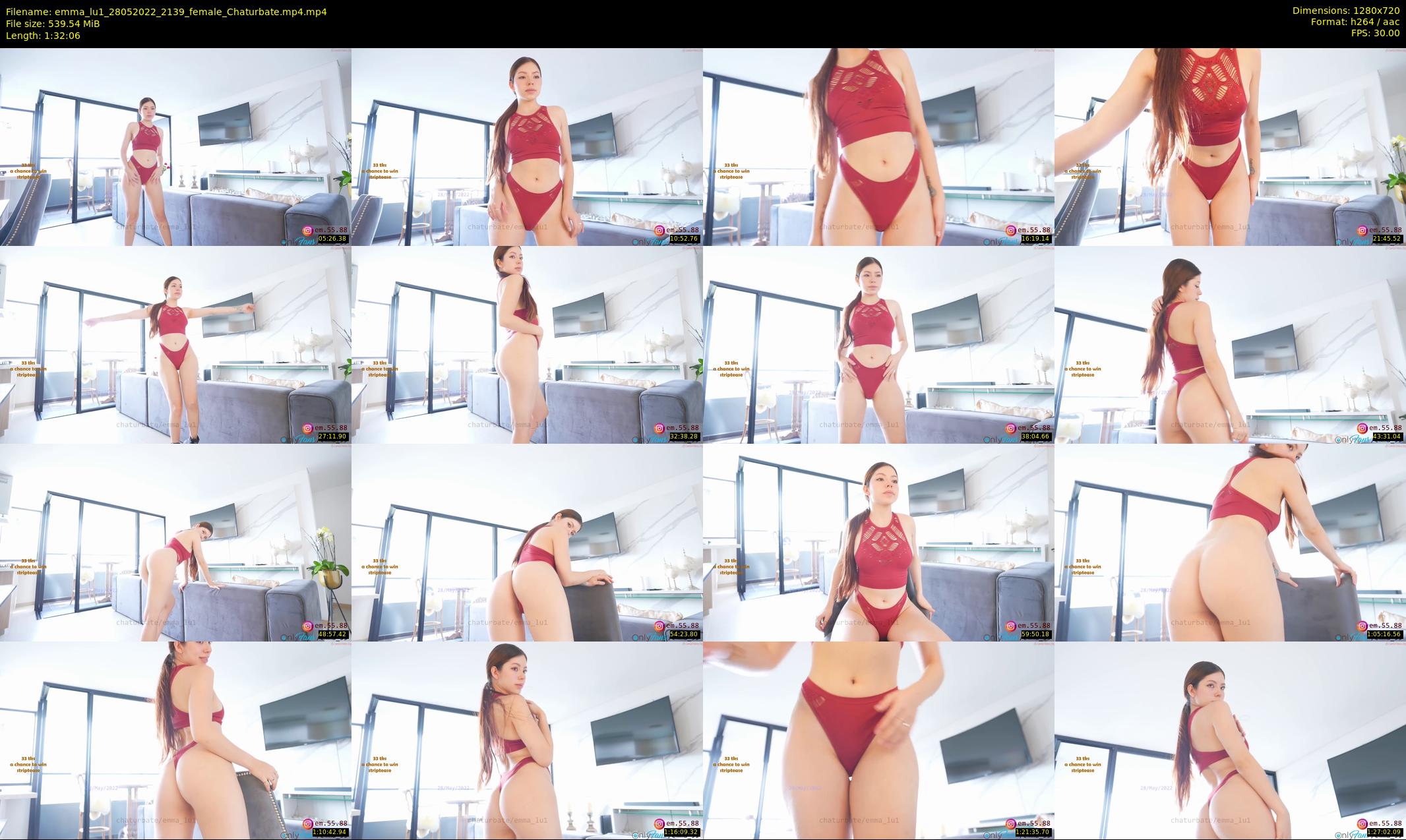 emma_lu1 — 93 minute Chaturbate female cam show recording, 720p, May 28, 2022