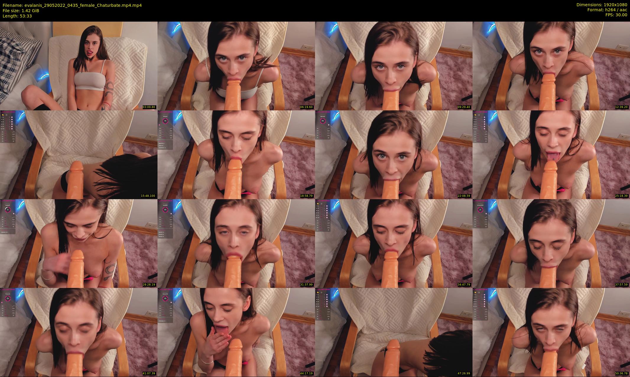 evalanis — 54 minute Chaturbate couple cam show recording, 1080p, May 29, 2022