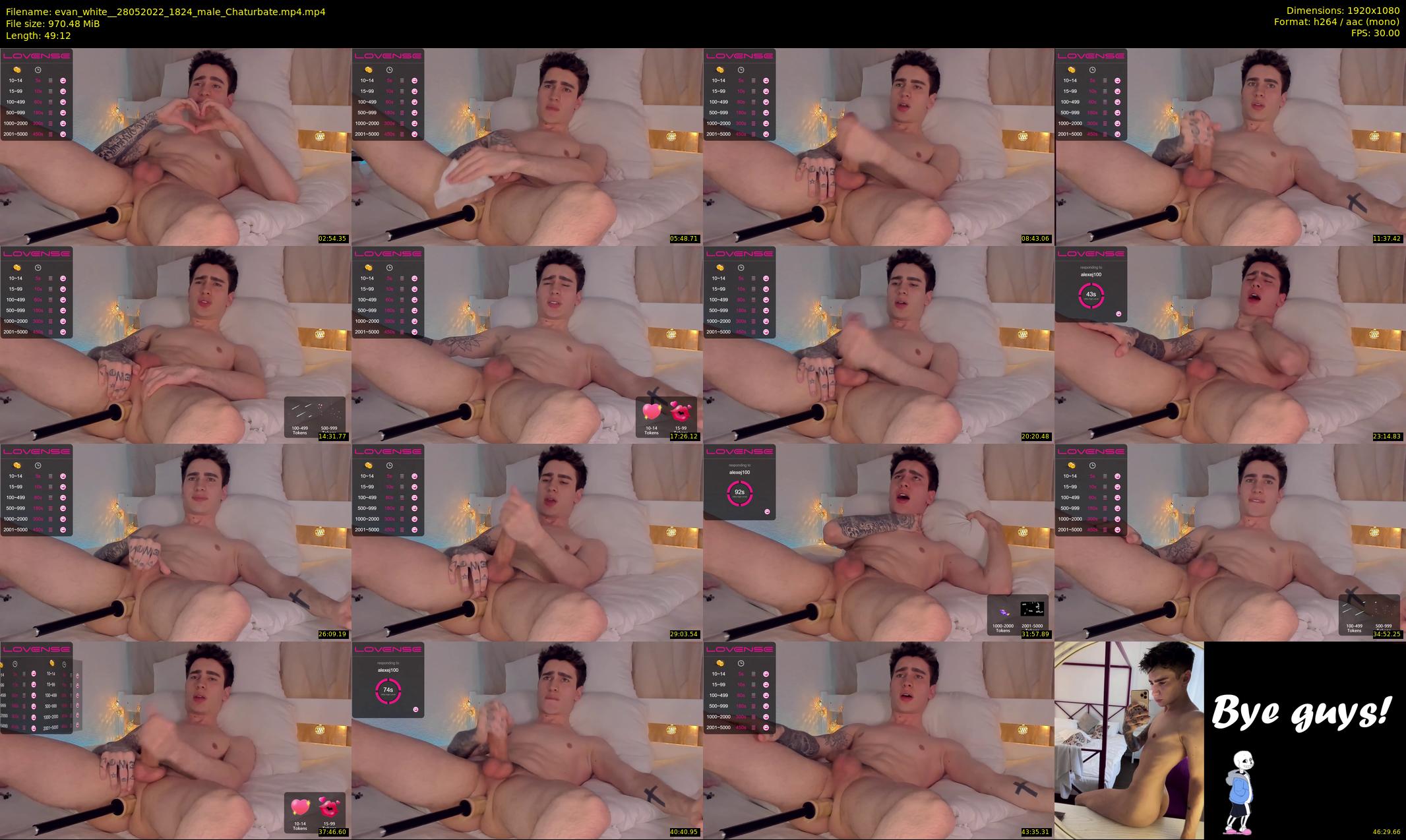 evan_white_ — 50 minute Chaturbate male cam show recording, 1080p, May 28, 2022