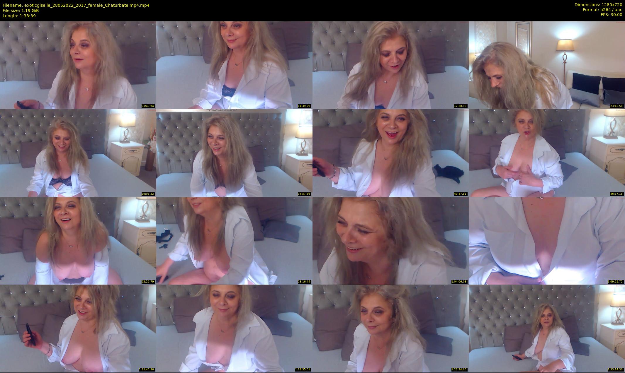 exoticgiselle — 99 minute Chaturbate female cam show recording, 720p, May 28, 2022