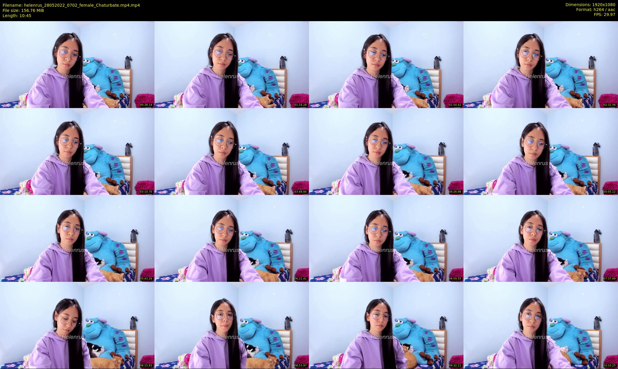 helenrus — 11 minute Chaturbate female cam show recording, 1080p, May 28, 2022