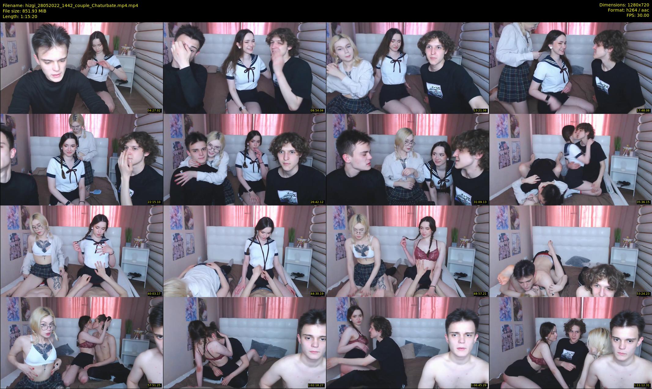 hizgi — 76 minute Chaturbate couple cam show recording, 720p, May 28, 2022