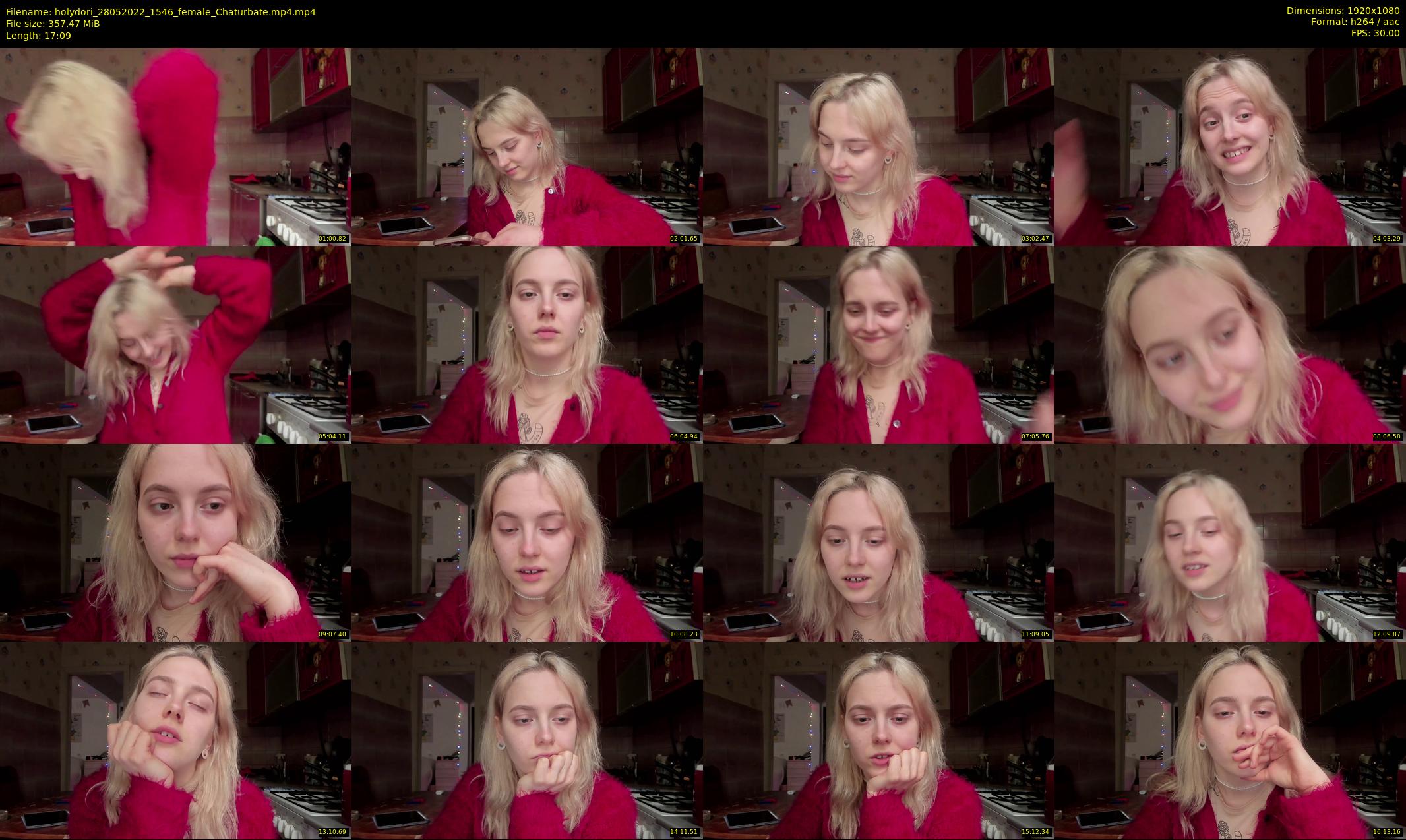 holydori — 18 minute Chaturbate female cam show recording, 1080p, May 28, 2022