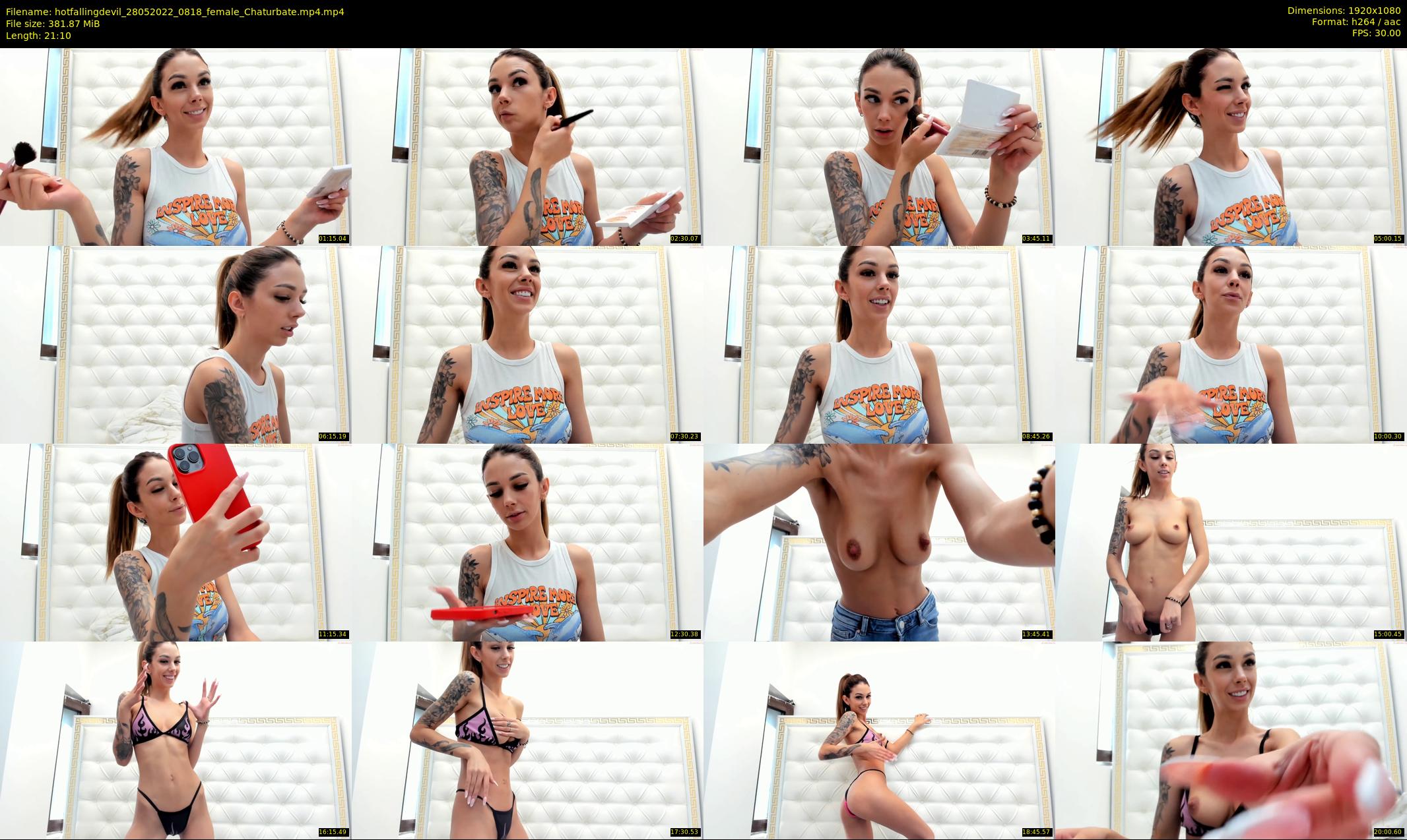 hotfallingdevil — 22 minute Chaturbate female cam show recording, 1080p, May 28, 2022