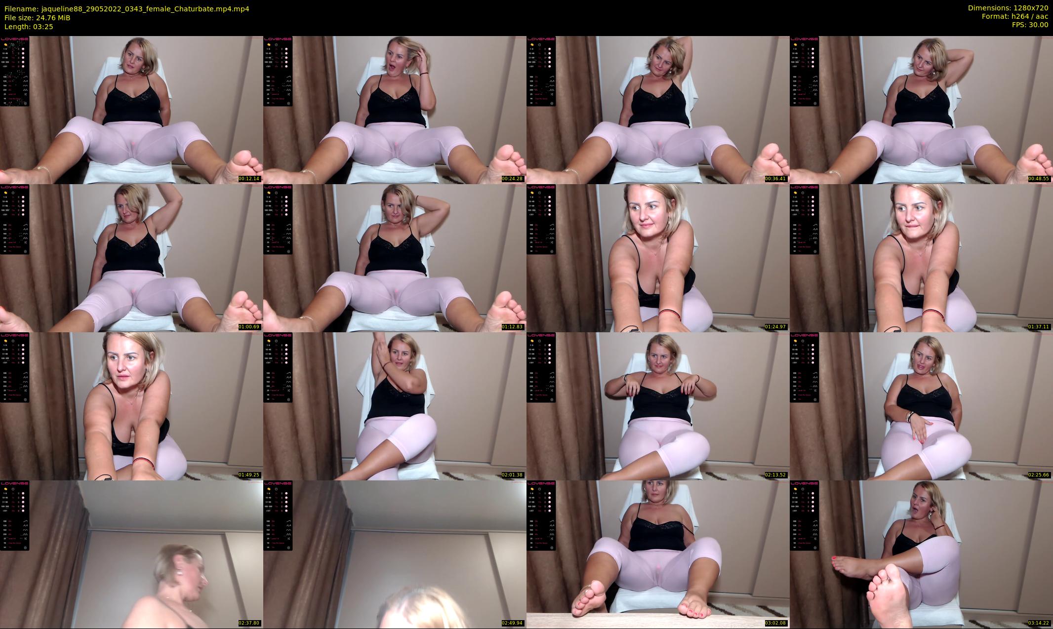 jaqueline88 — 4 minute Chaturbate female cam show recording, 720p, May 29, 2022