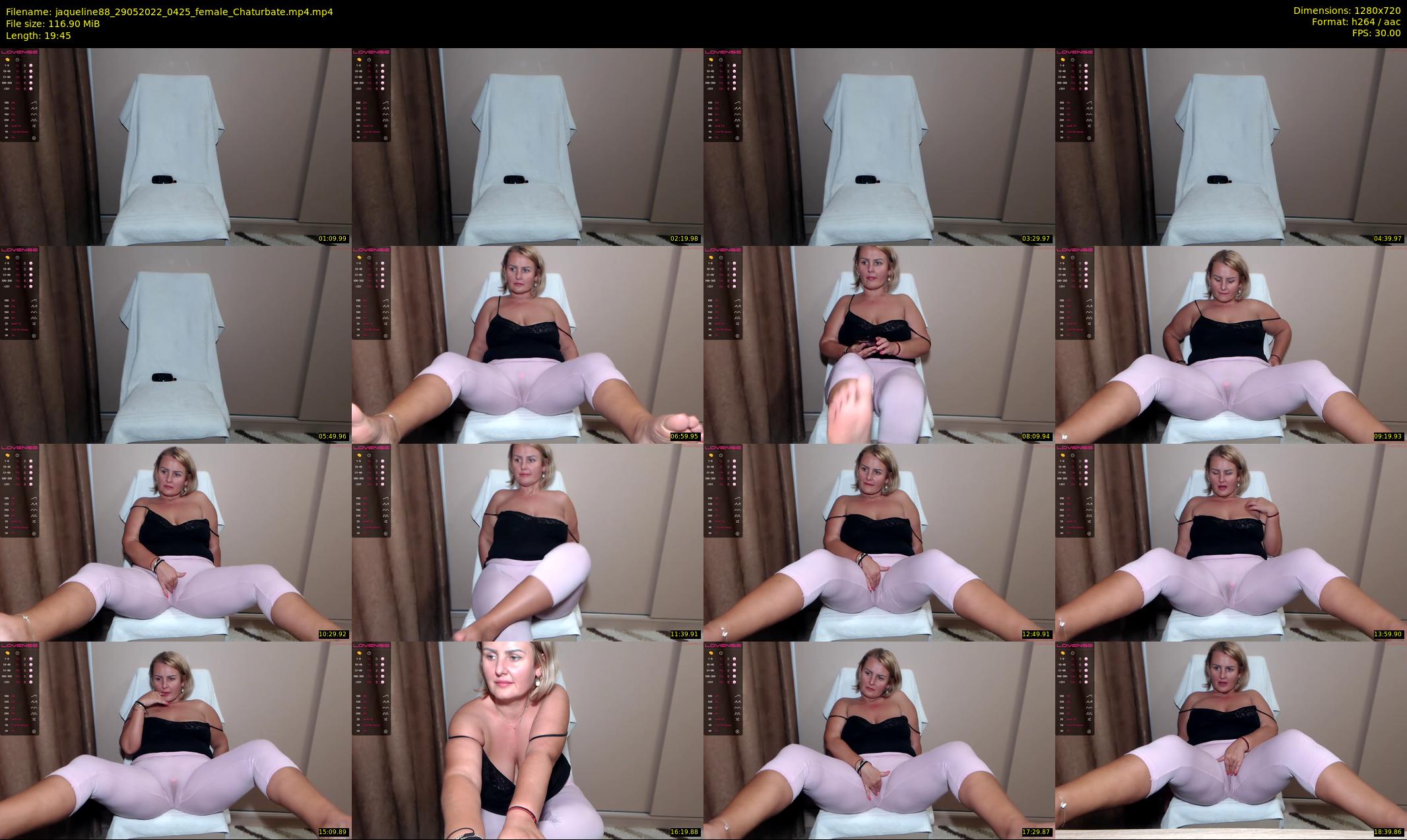 jaqueline88 — 20 minute Chaturbate female cam show recording, 720p, May 29, 2022