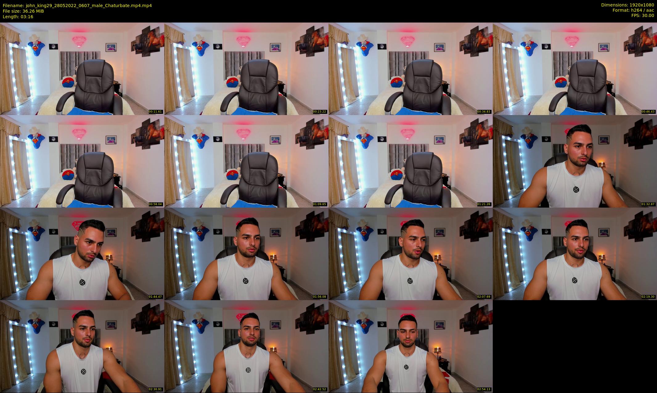 john_king29 — 4 minute Chaturbate male cam show recording, 1080p, May 28, 2022