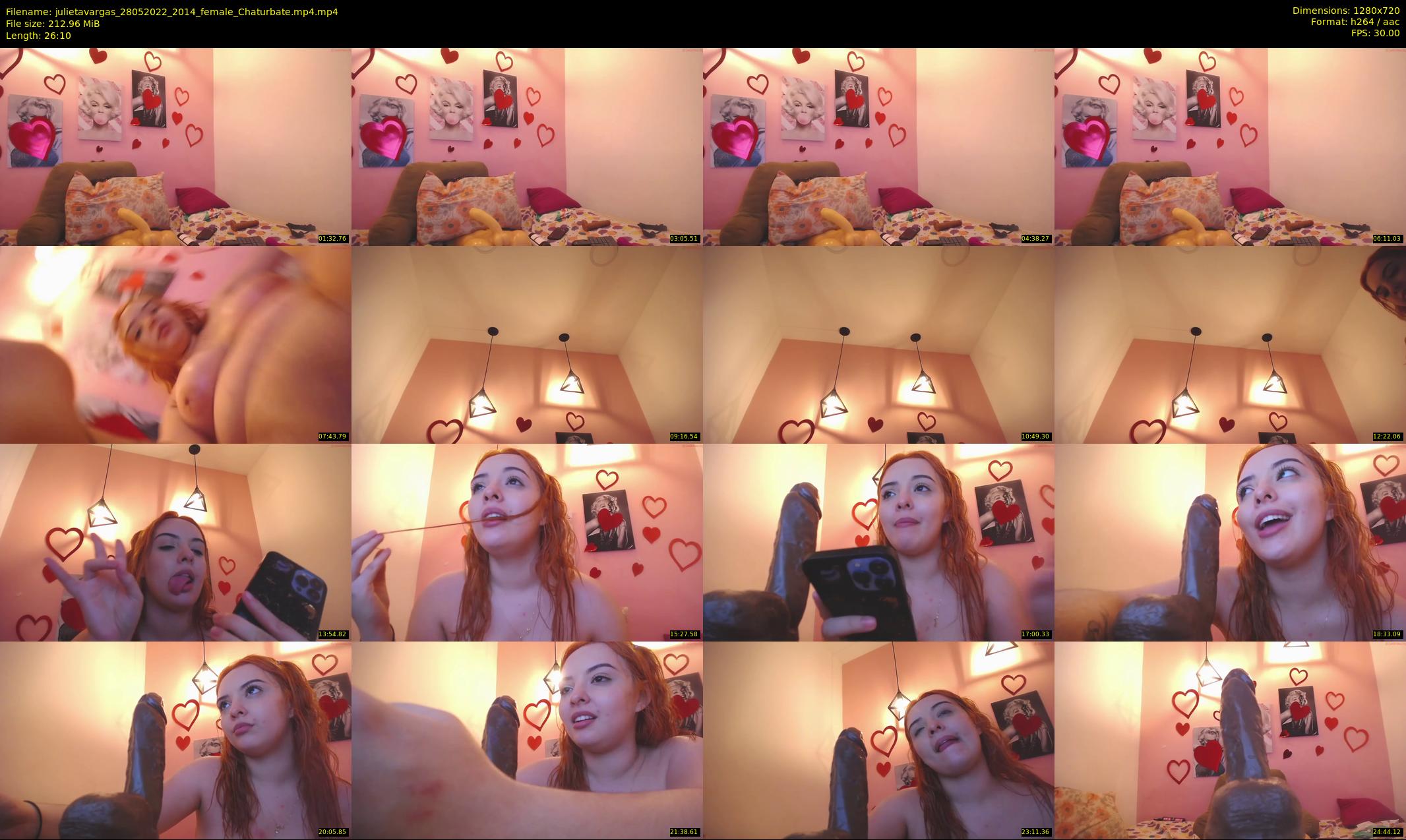julietavargas — 27 minute Chaturbate female cam show recording, 720p, May 28, 2022