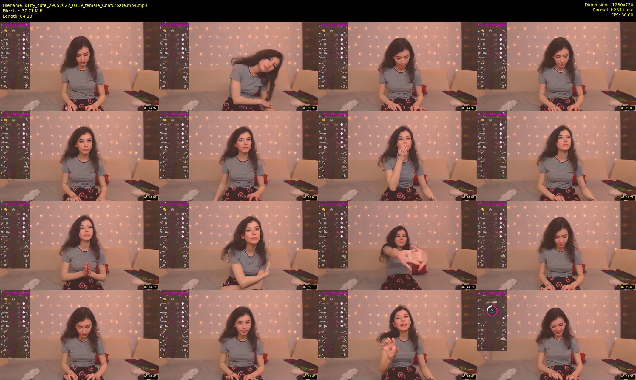 k1tty_cute — 5 minute Chaturbate female cam show recording, 720p, May 29, 2022