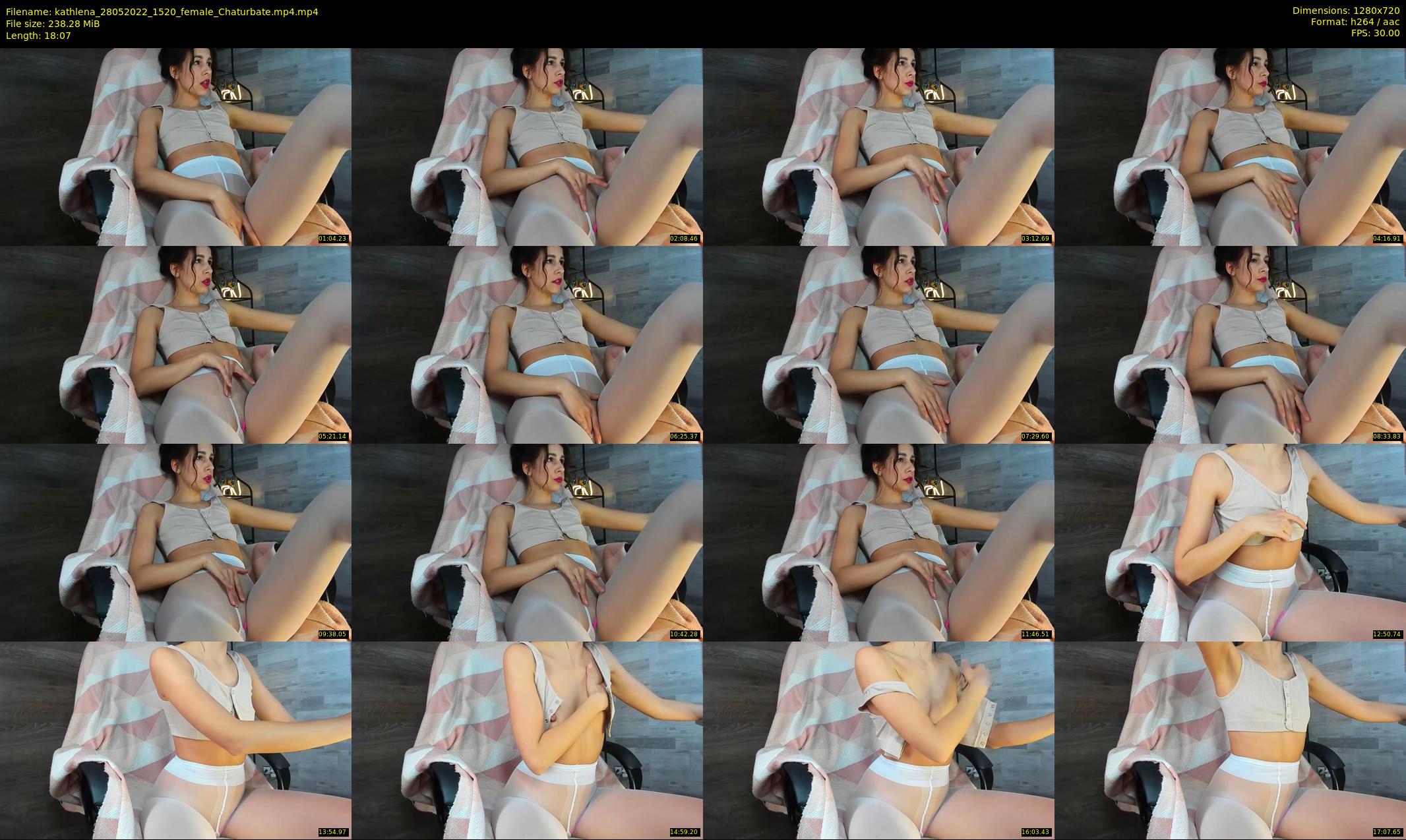 kathlena — 19 minute Chaturbate female cam show recording, 720p, May 28, 2022
