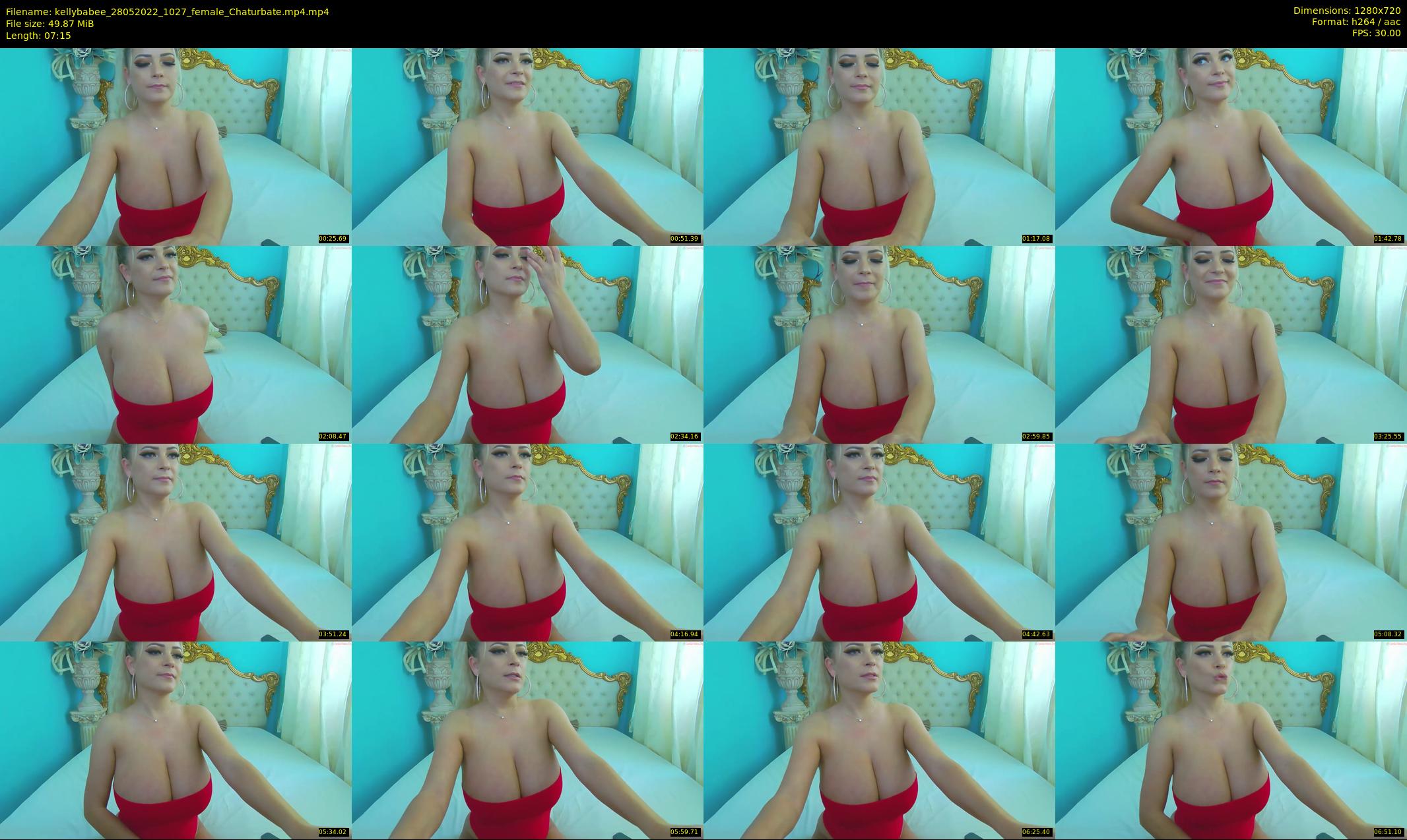 kellybabee — 8 minute Chaturbate female cam show recording, 720p, May 28, 2022