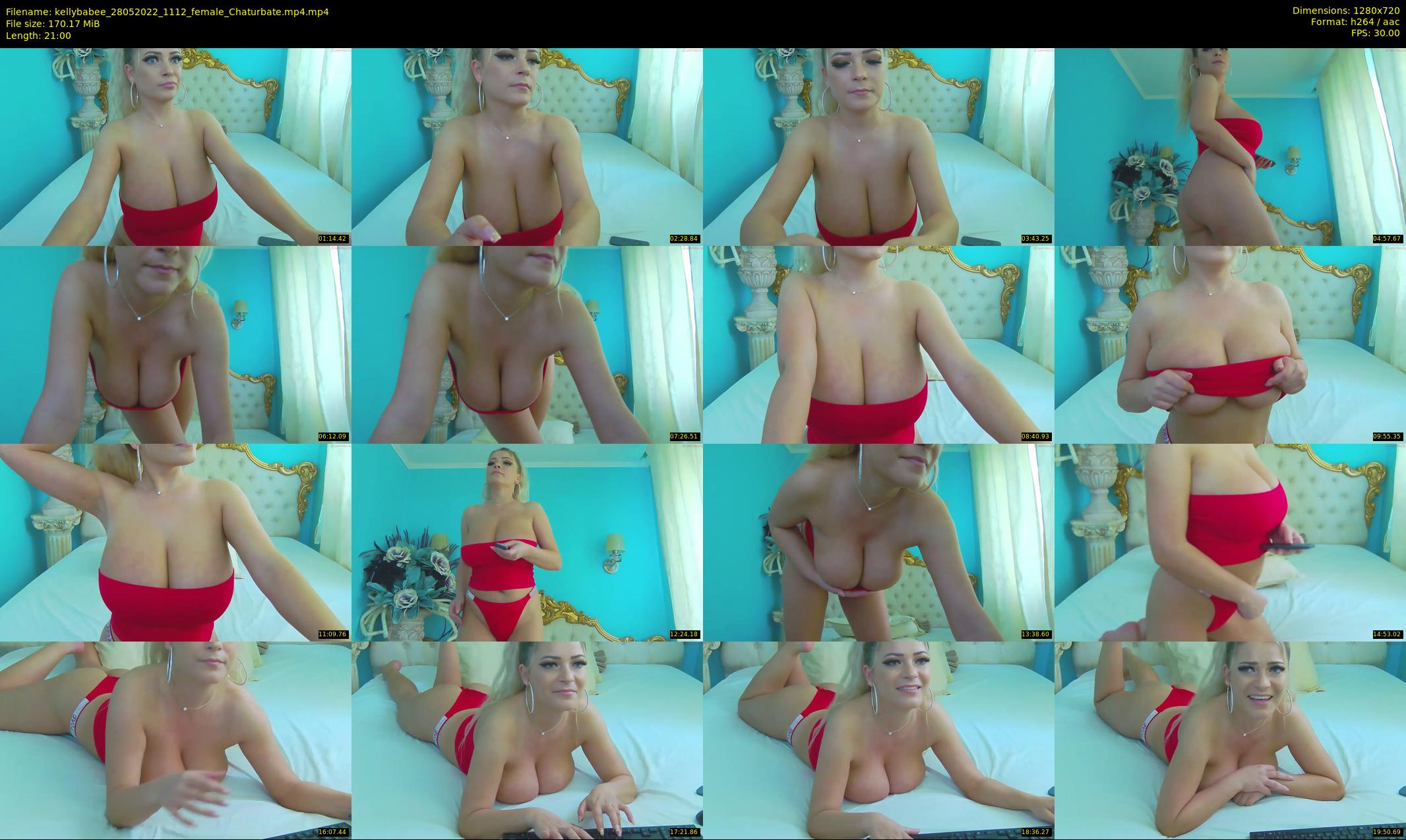 kellybabee — 21 minute Chaturbate female cam show recording, 720p, May 28, 2022