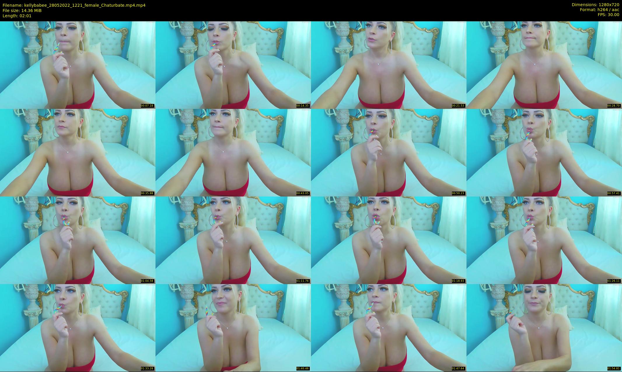 kellybabee — 3 minute Chaturbate female cam show recording, 720p, May 28, 2022