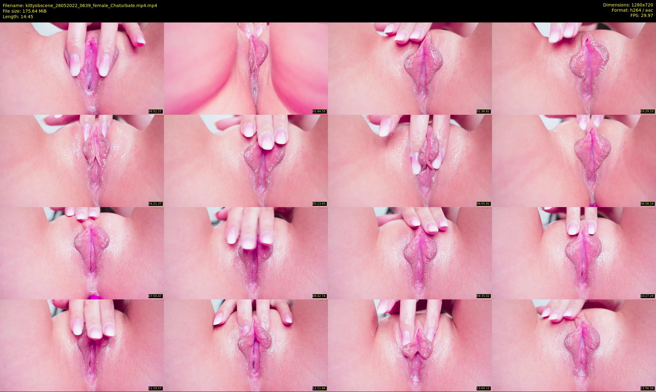 kittyobscene — 15 minute Chaturbate female cam show recording, 720p, May 28, 2022