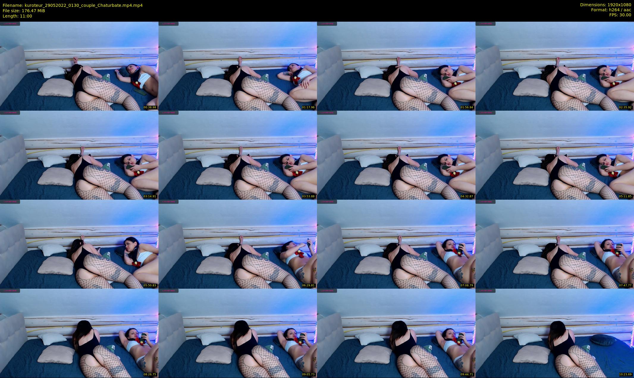 kuroteur — 11 minute Chaturbate couple cam show recording, 1080p, May 29, 2022